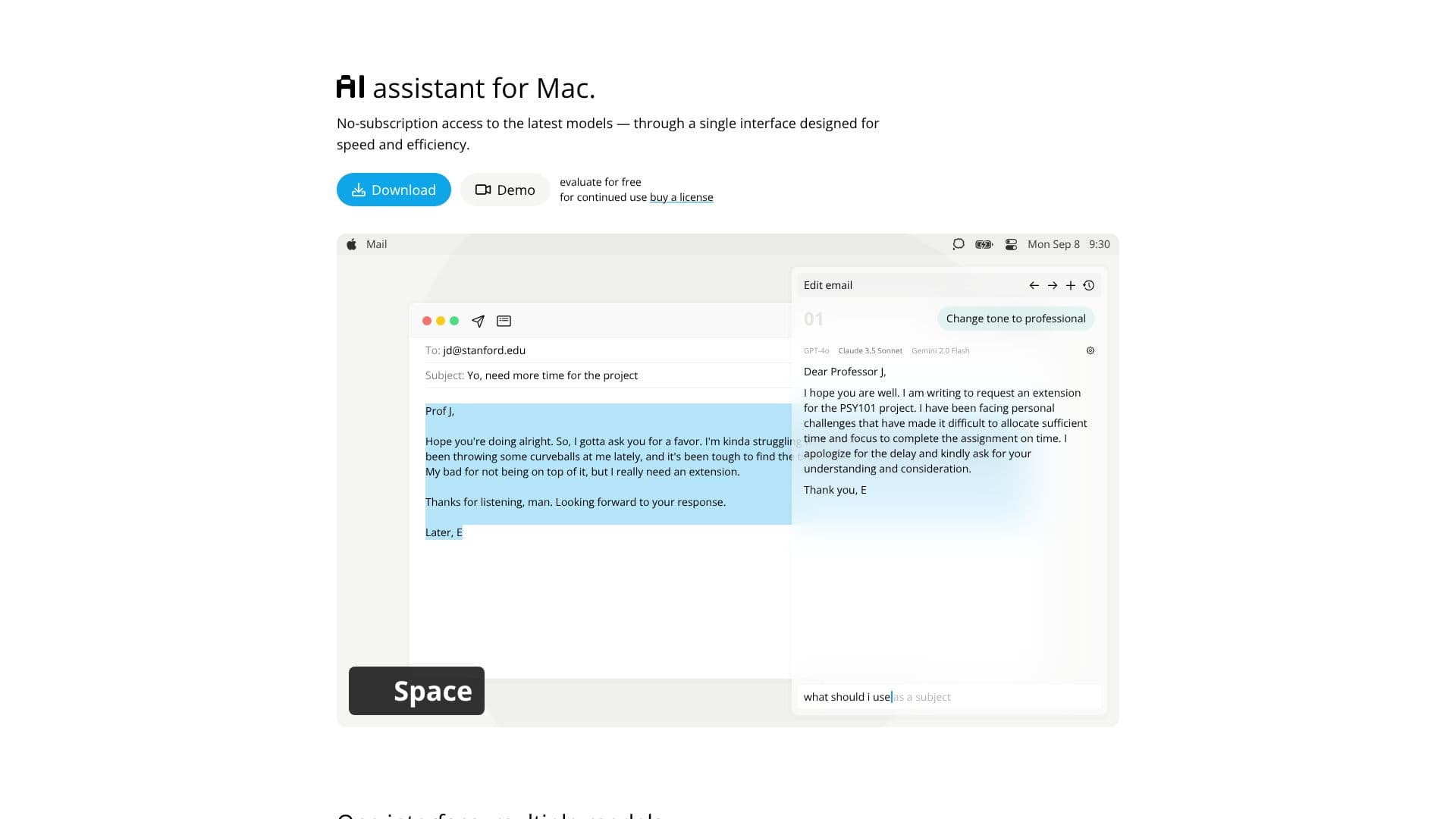 IntelliBar screenshot