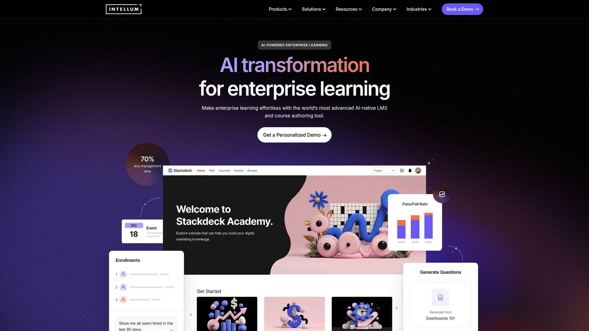Intellum AI学习平台 screenshot