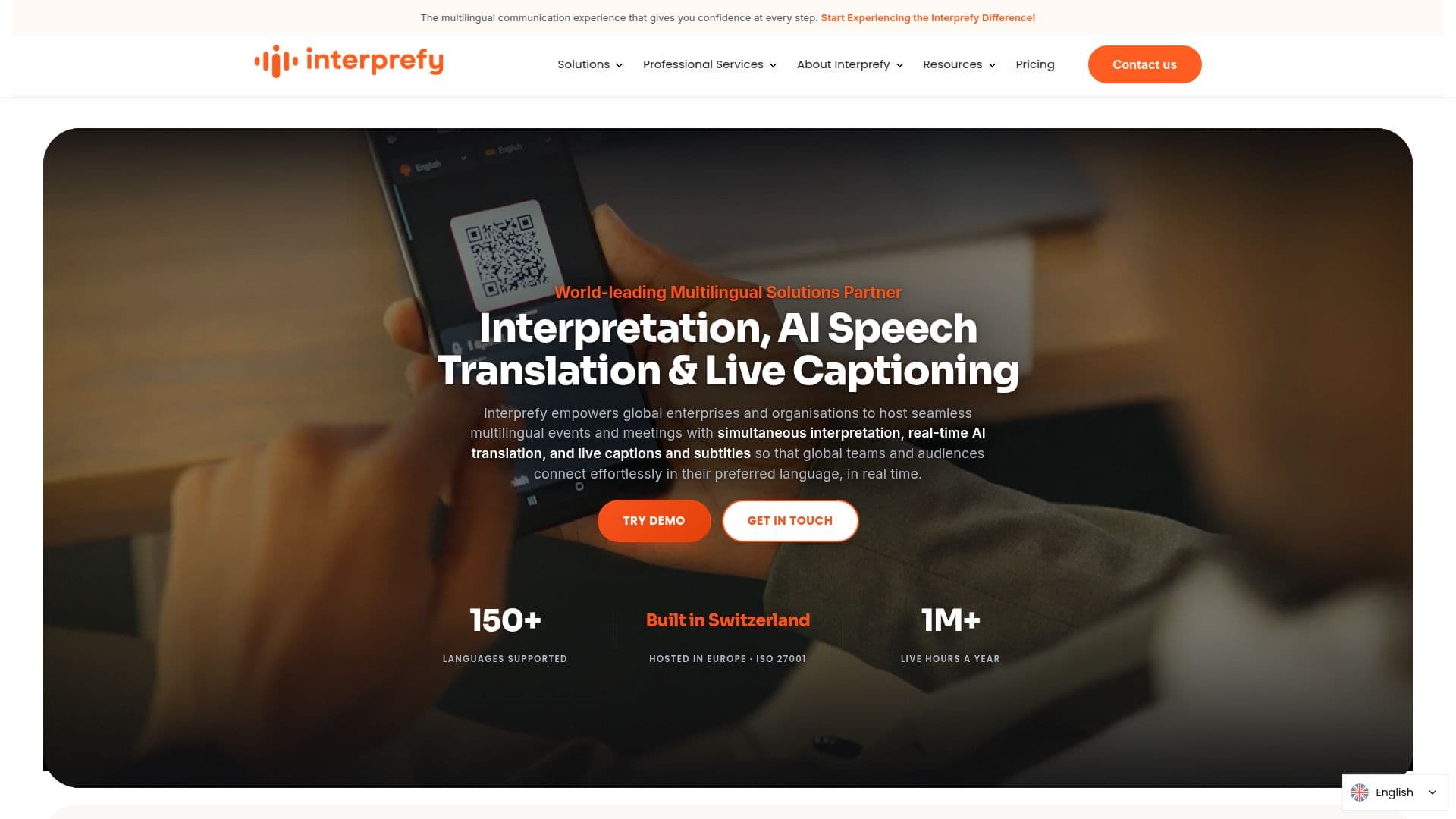 لقطة شاشة لـ Interprefy