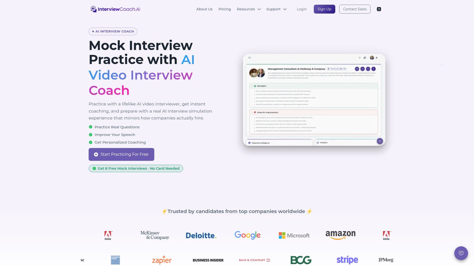 InterviewCoach.AI screenshot