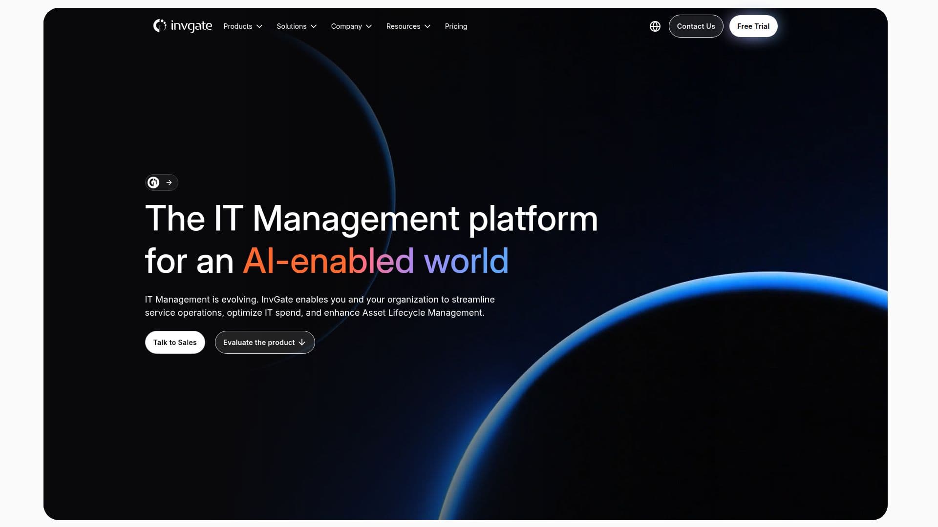 Screenshot von InvGate IT Management Platform