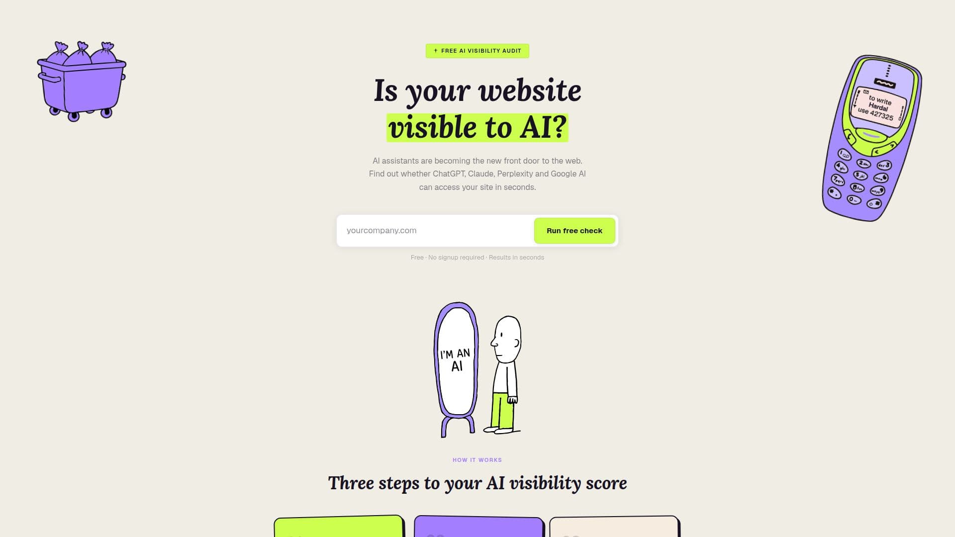 Isvisible.ai 스크린샷