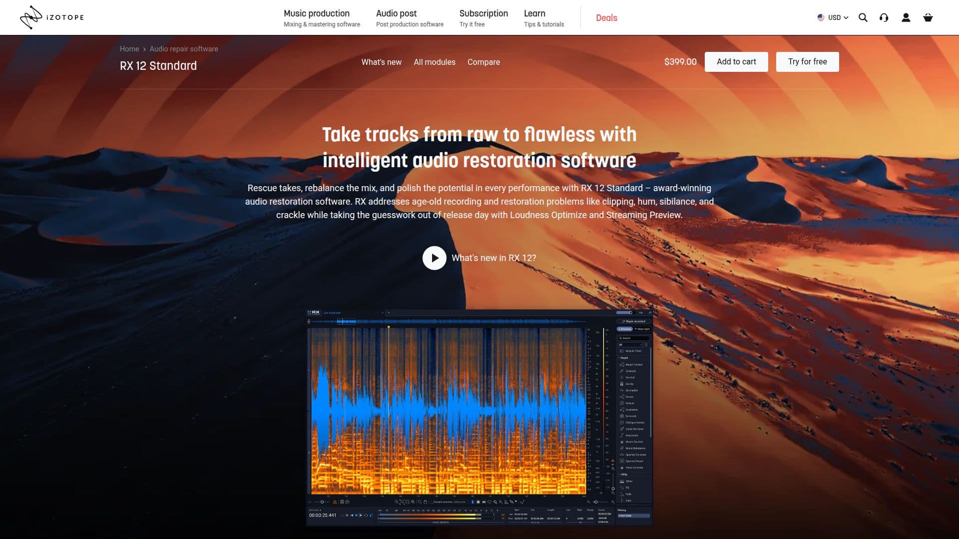 RX 12 – iZotope 截图