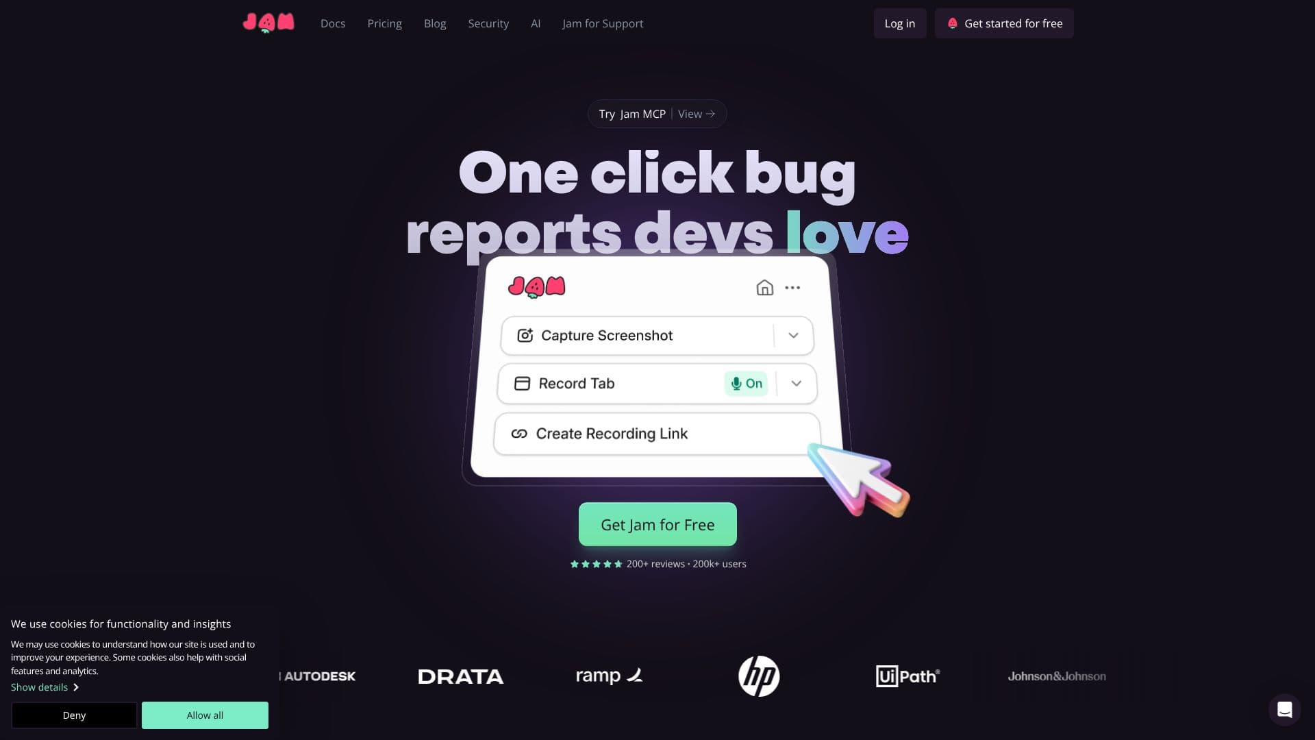 Jam screenshot
