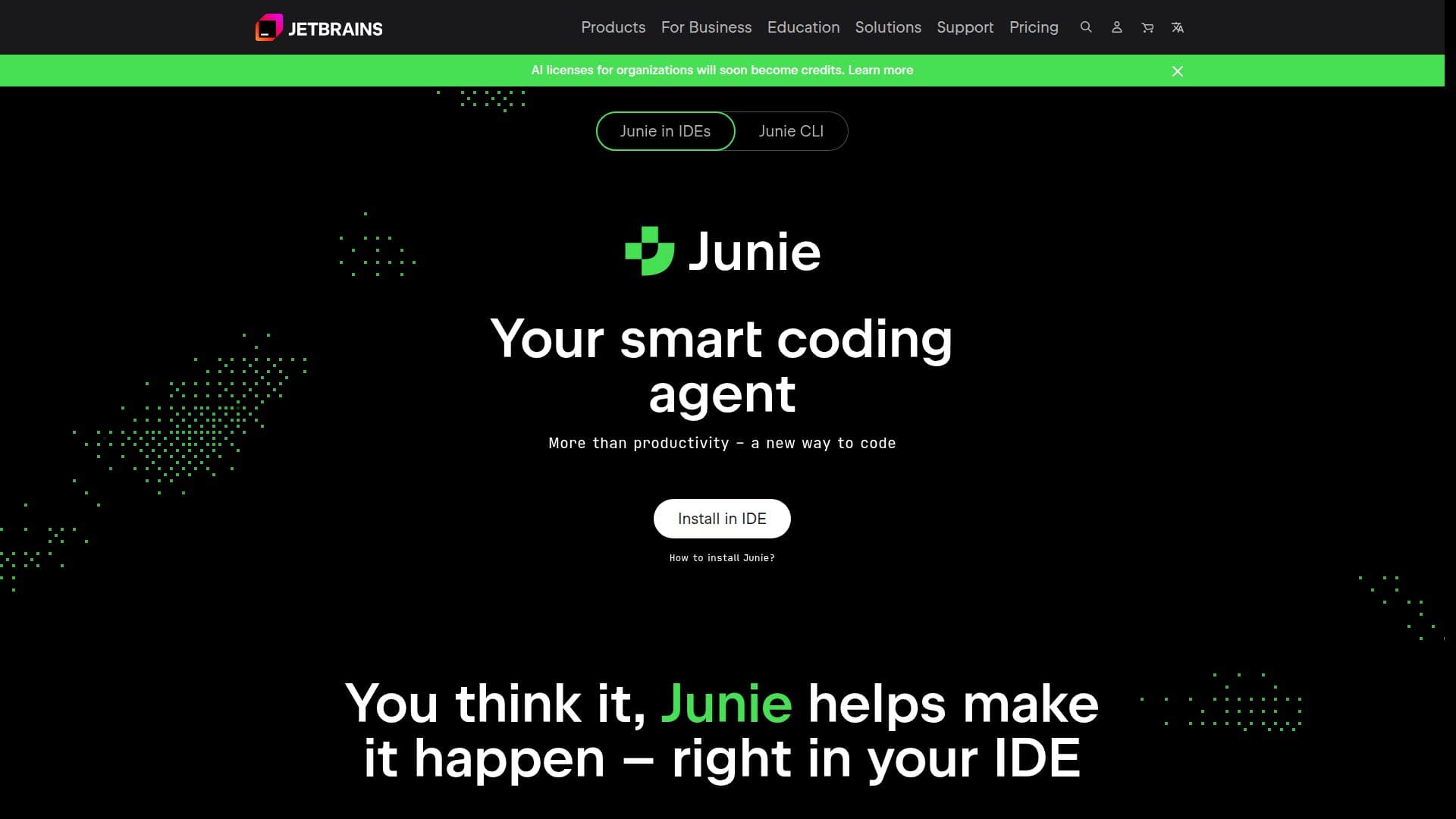 Junie, der KI-Coding-Agent von JetBrains screenshot