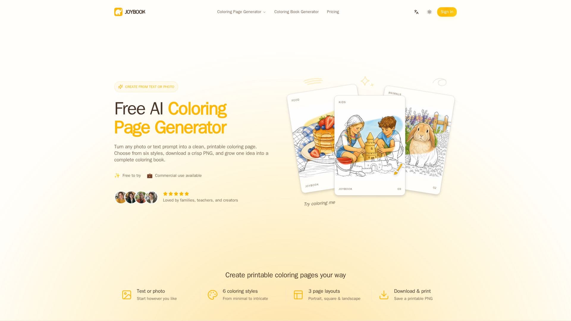 JoyBook screenshot