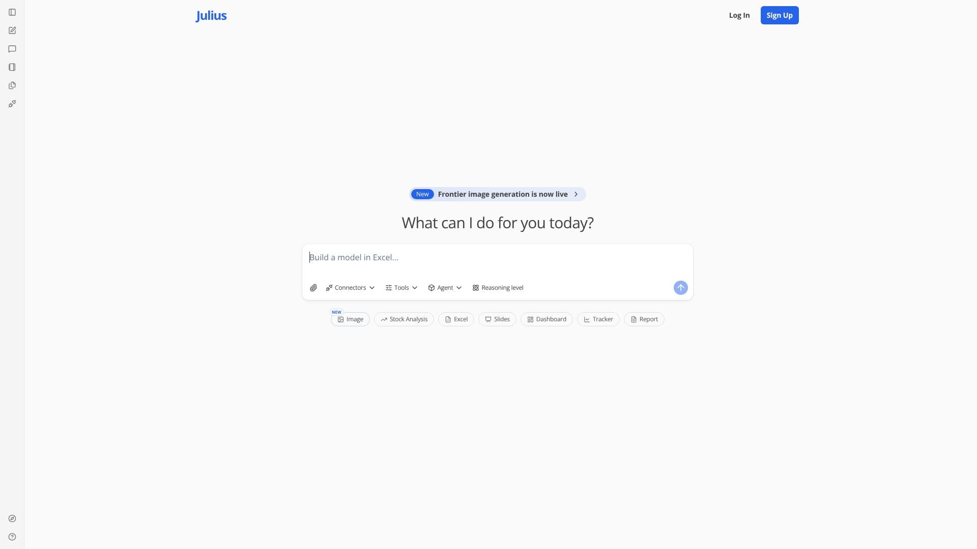 Julius AI: Excel, Slides, Tasks screenshot