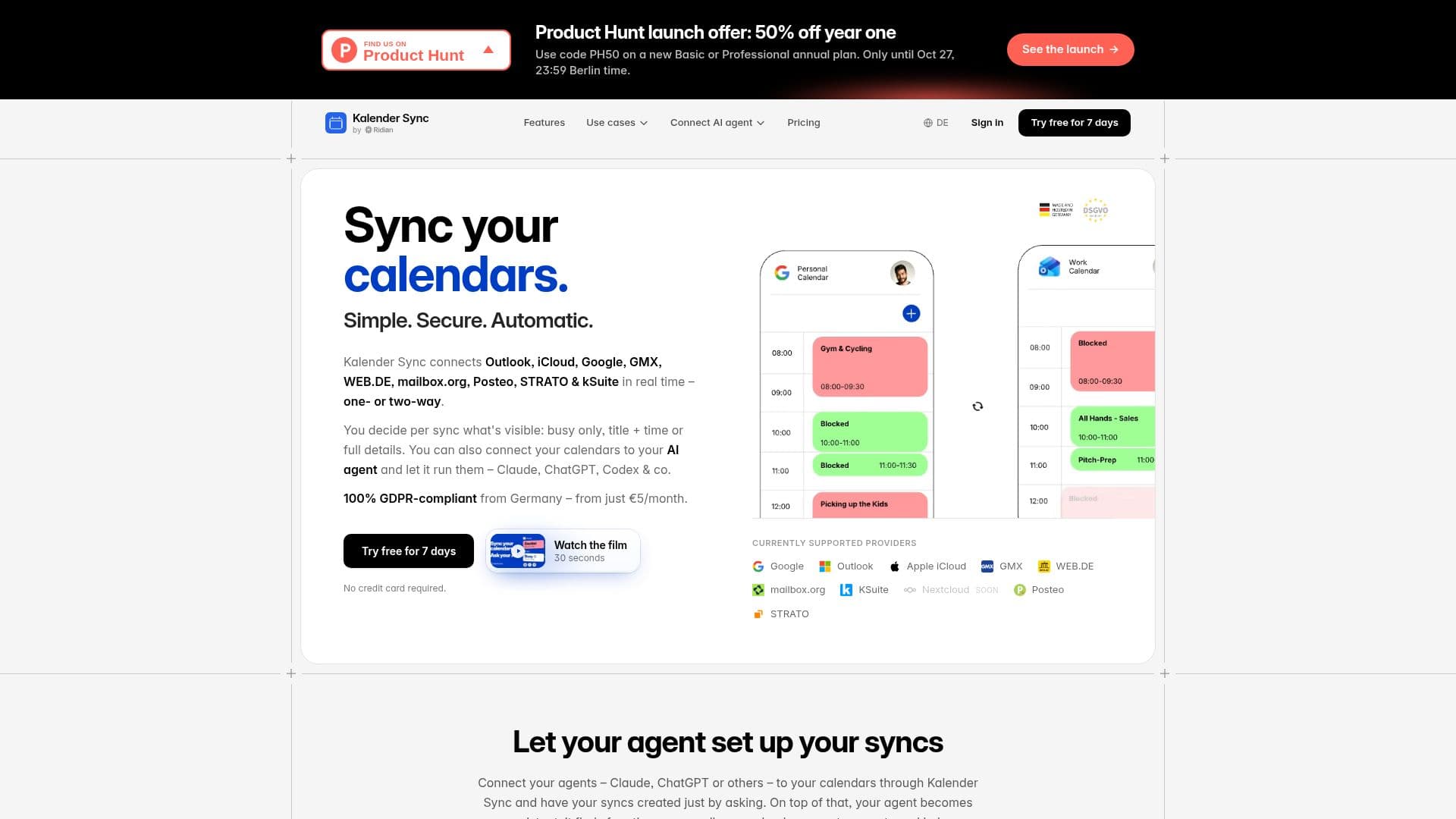 Captura de pantalla de Kalender Sync