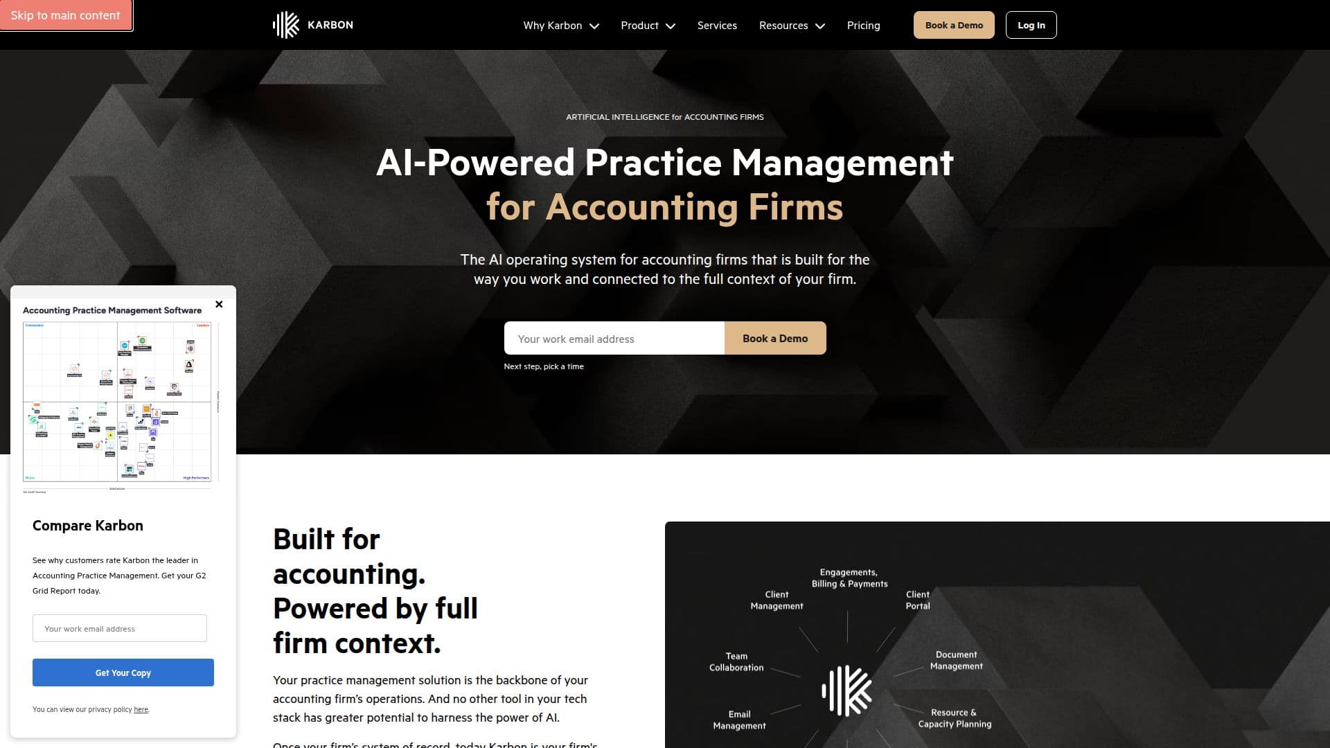 Karbon AI Praxismanagement screenshot