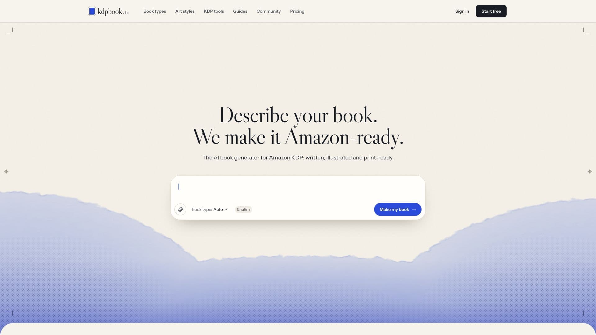 kdpbook.io screenshot