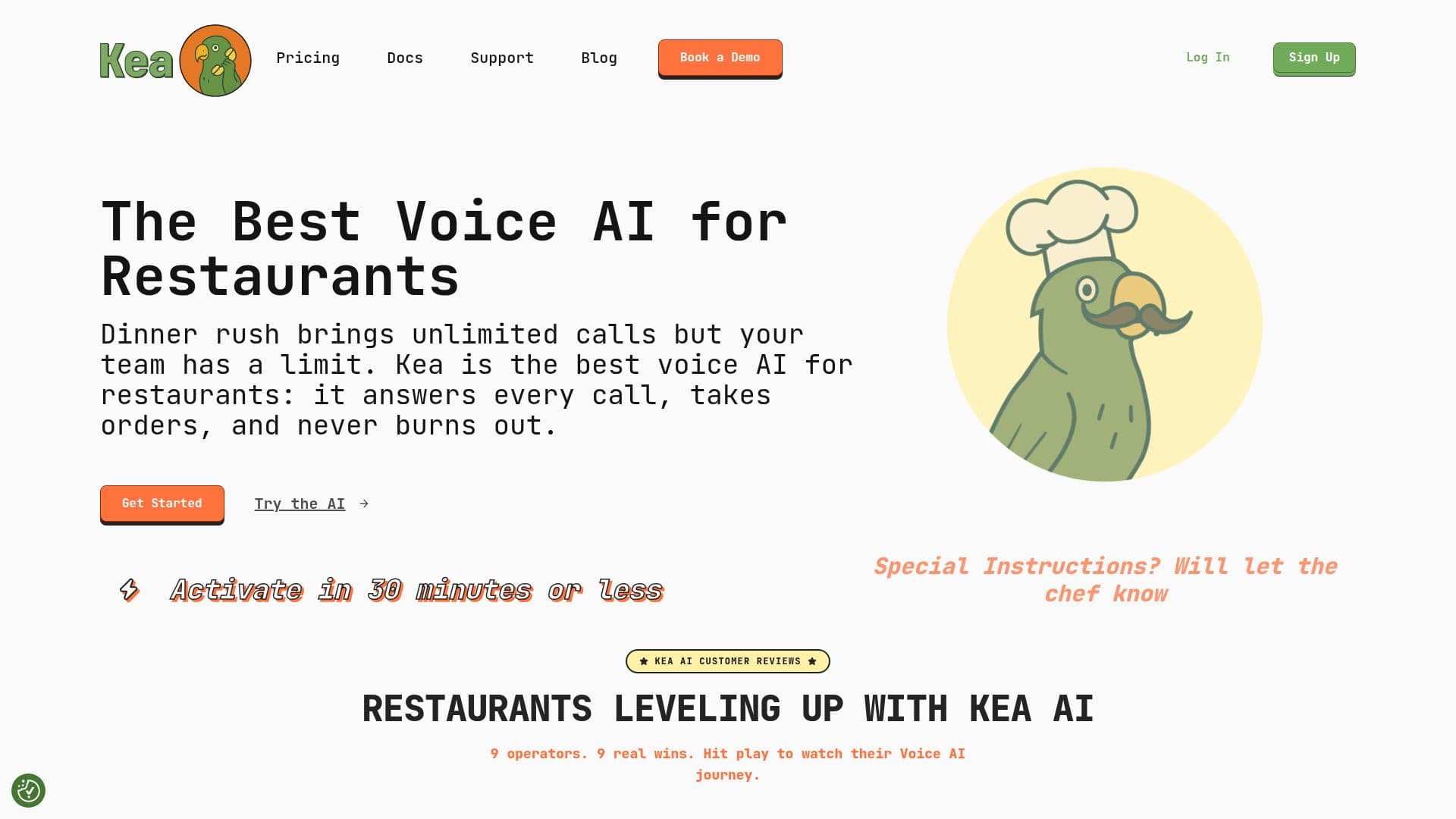 Kea AI Voice Assistant screenshot