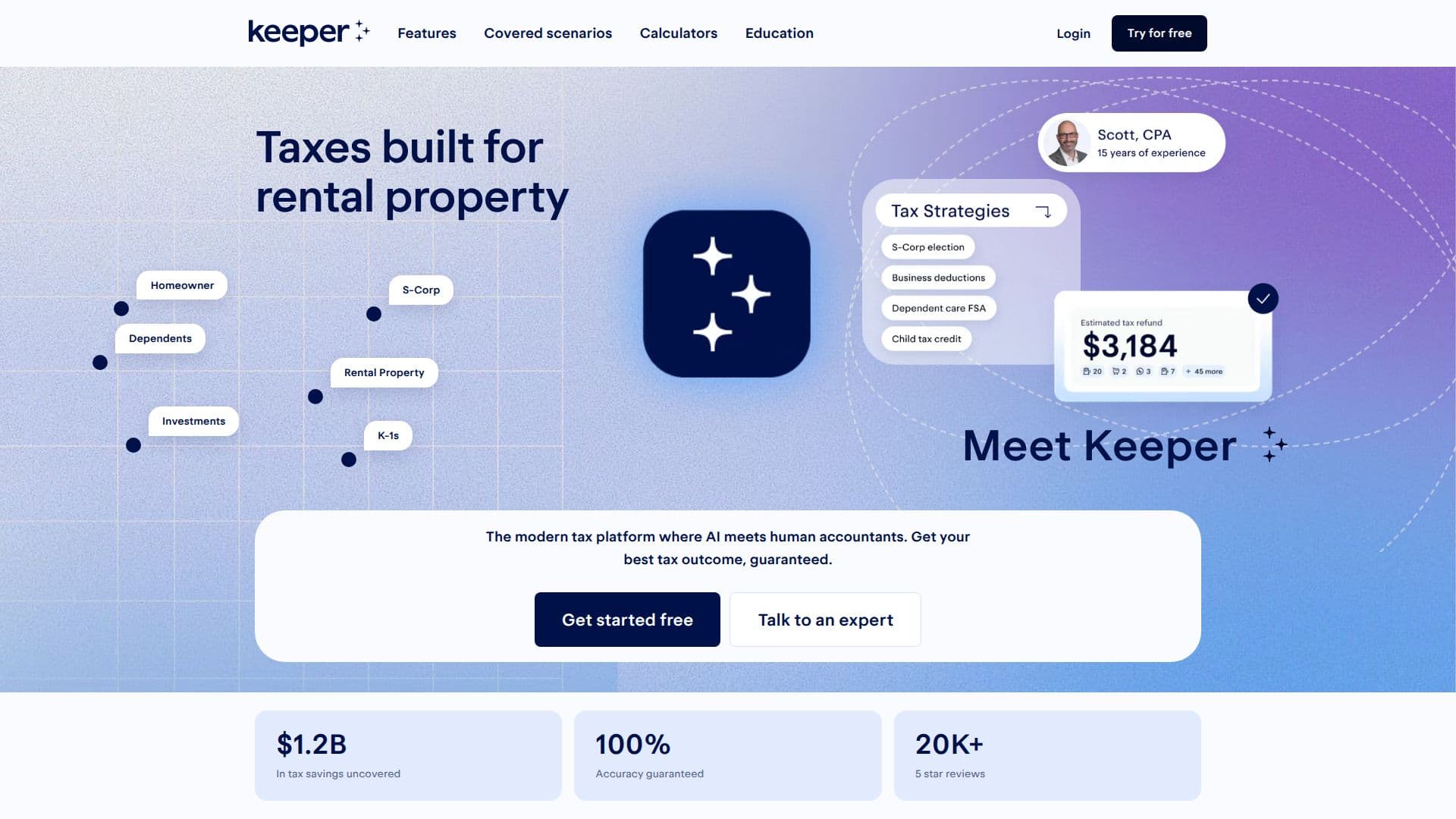 Keeper Tax - File Complex Taxes Confidently screenshot