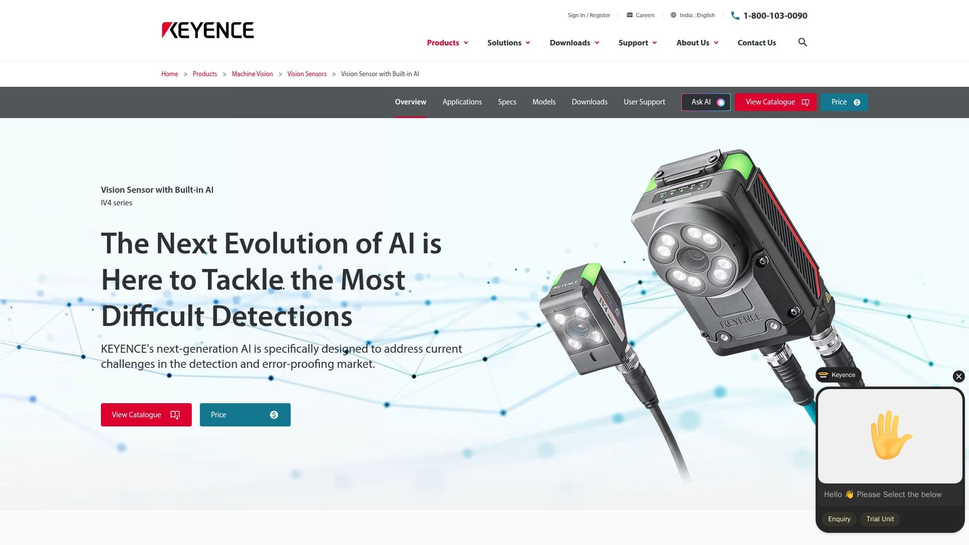 Screenshot von Keyence IV4 Series