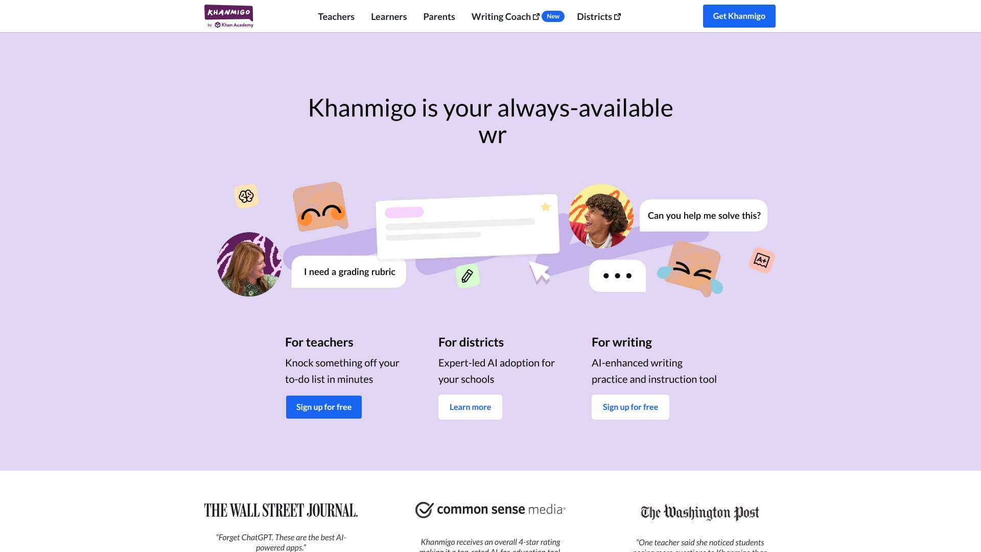 لقطة شاشة لـ Khanmigo