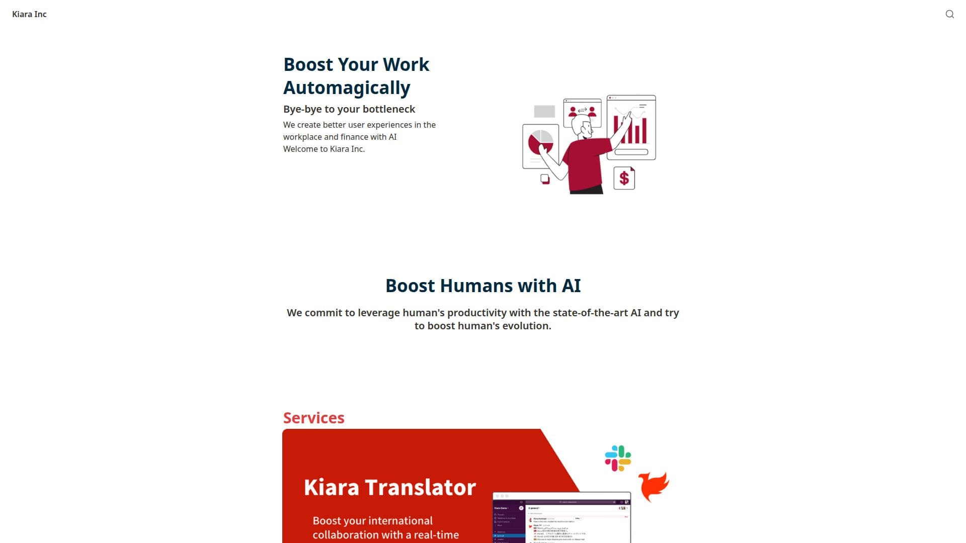 Kiara Translation App screenshot