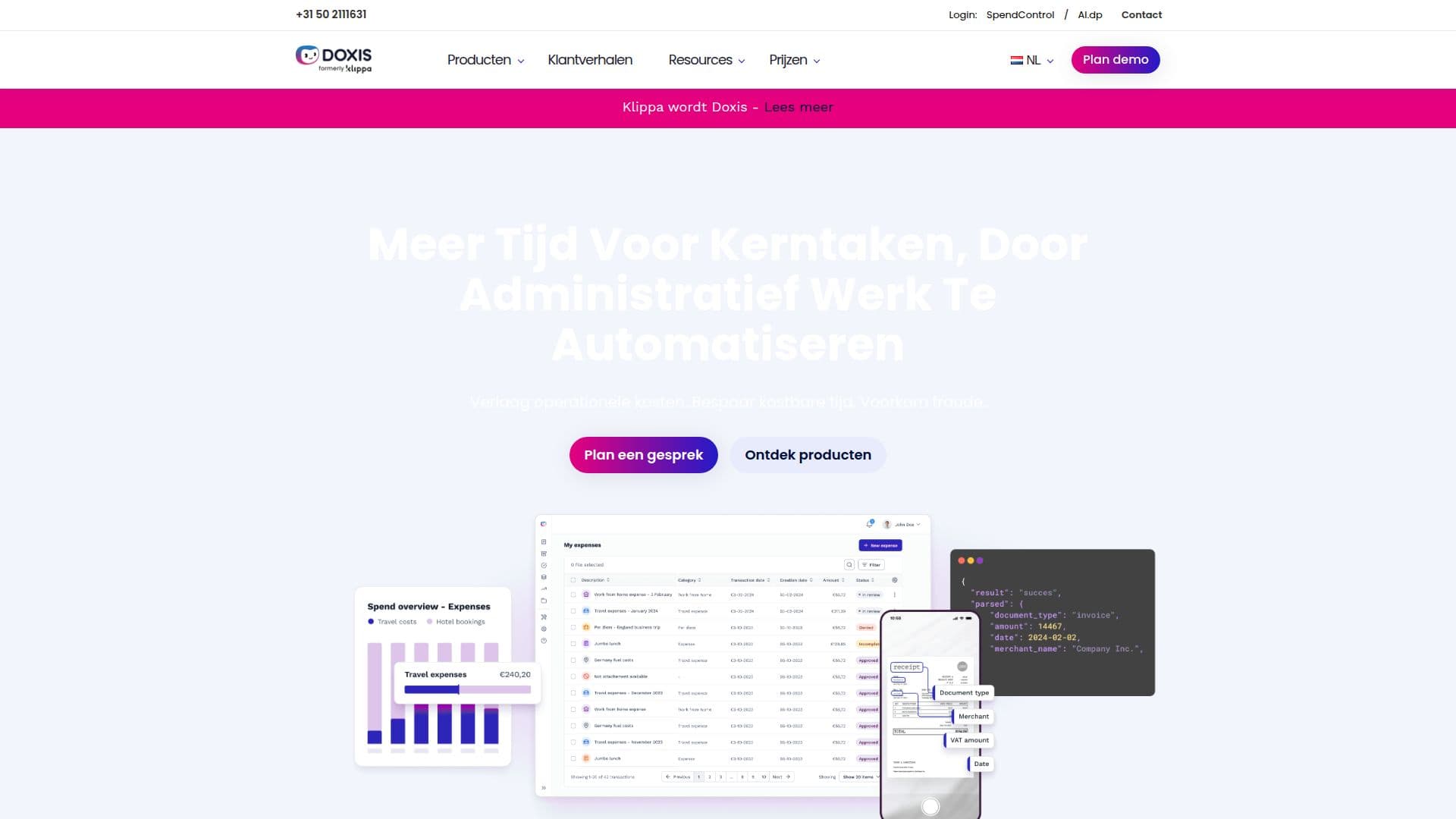 Klippa - AI Document Automation Solutions screenshot