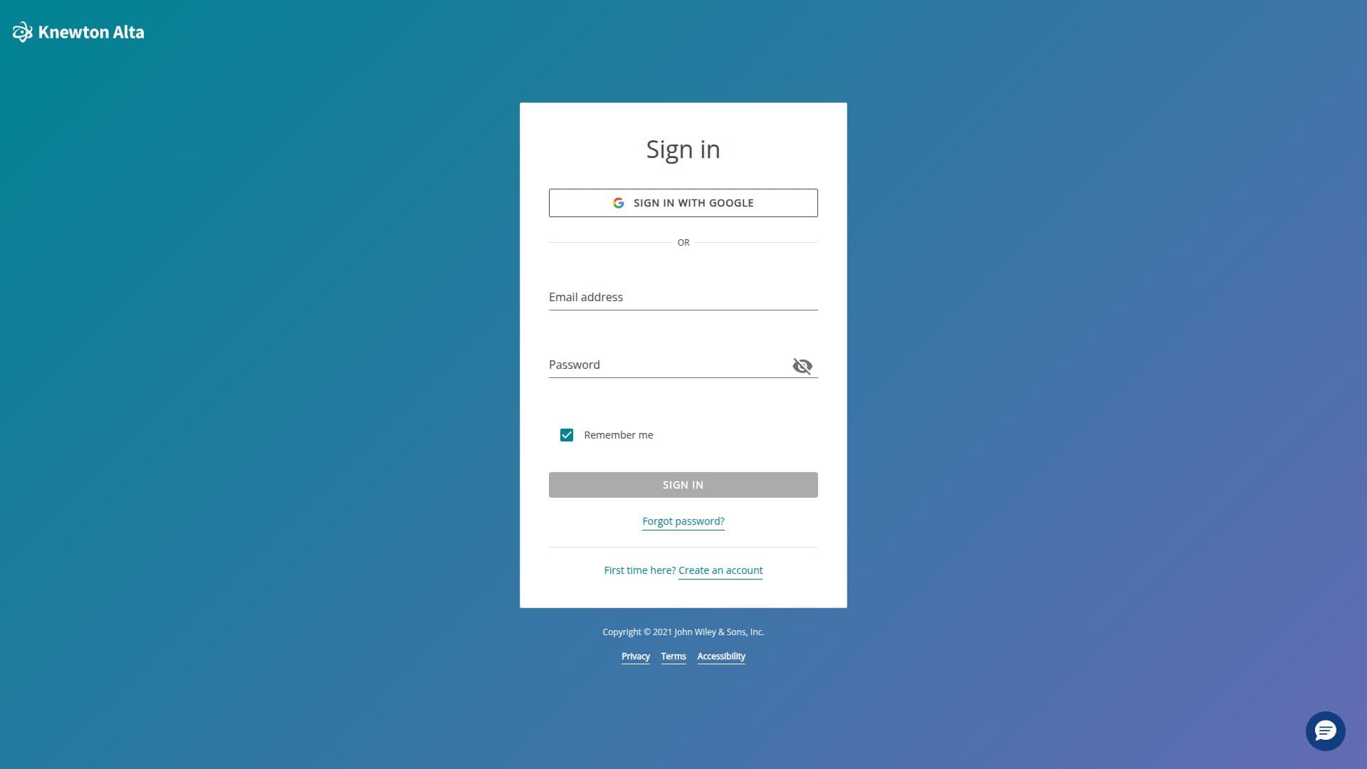 Knewton Alta Courseware screenshot