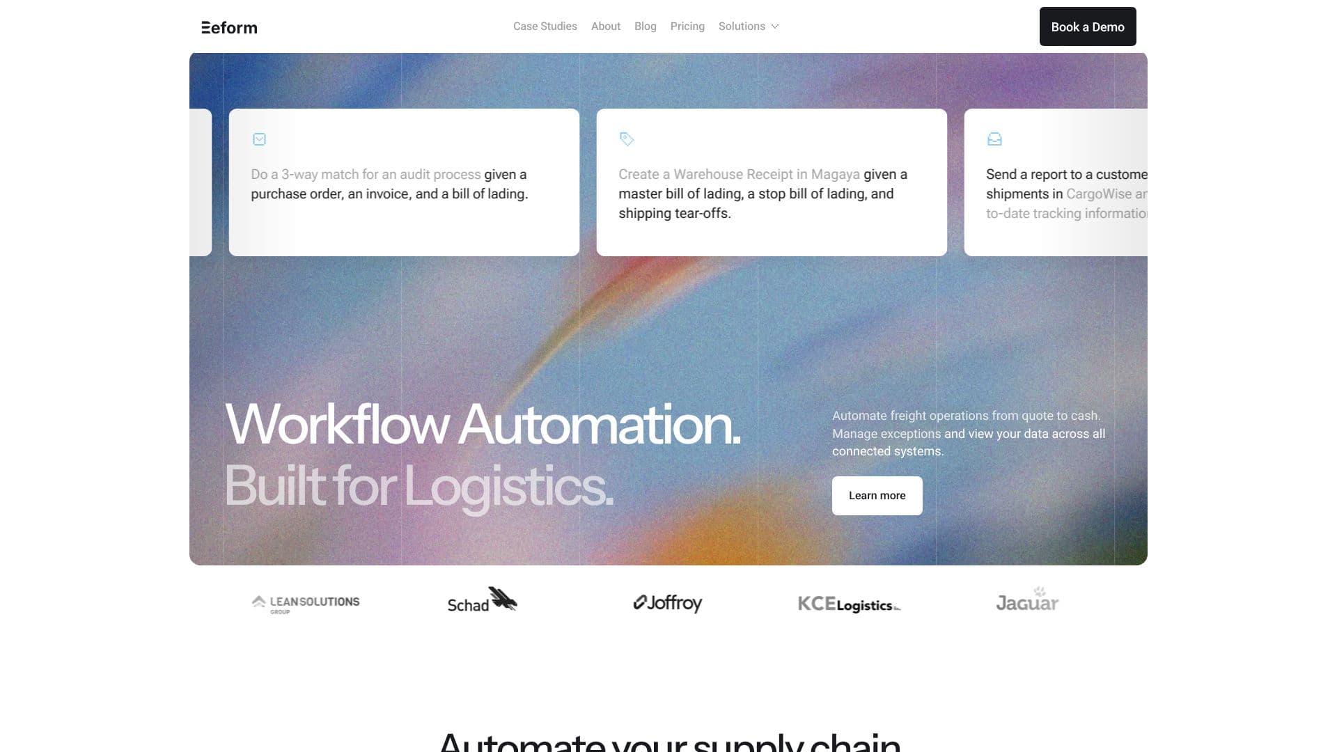 لقطة شاشة لـ Reform | AI Automation