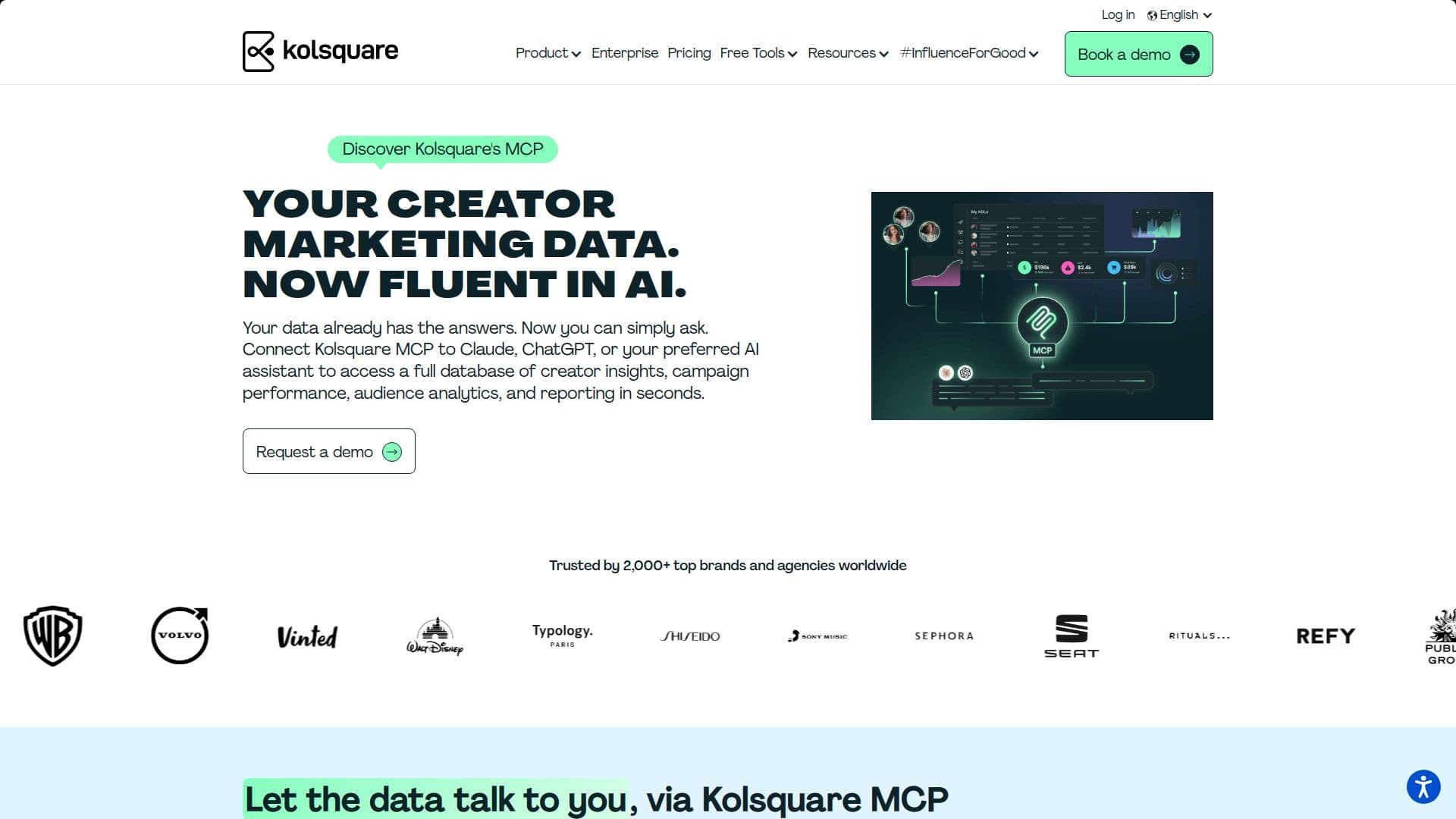 Kolsquare MCP: 인플루언서 데이터를 AI 도구와 연결하기 스크린샷