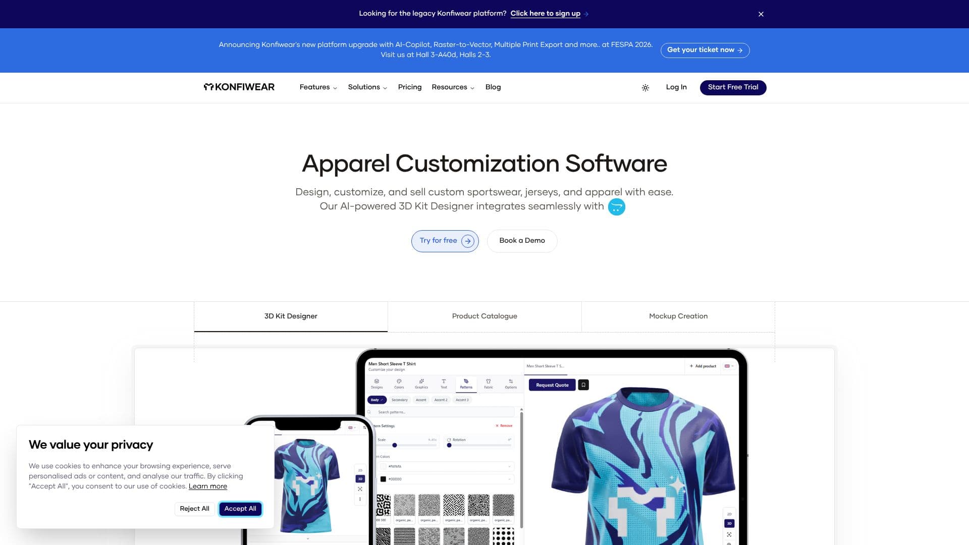 Konfiwear V2 screenshot