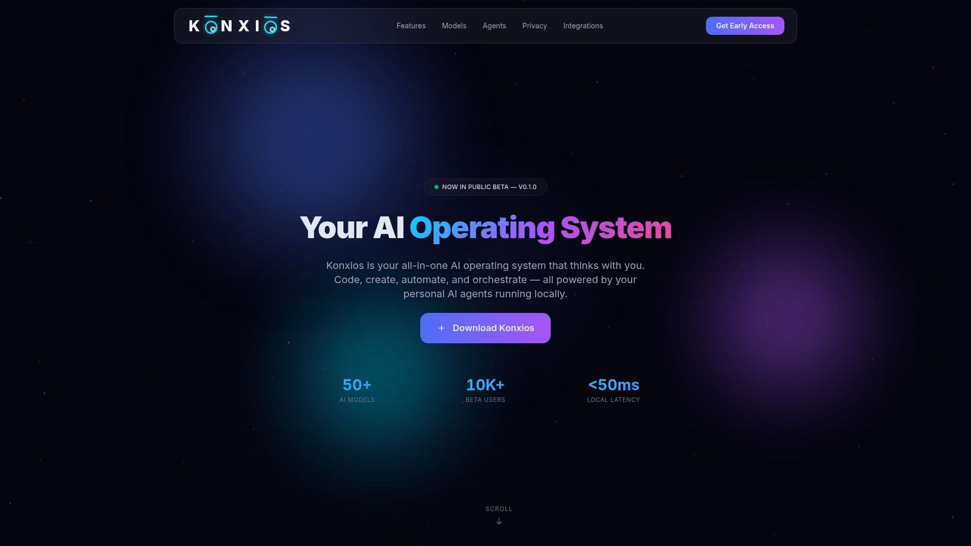 Konxios screenshot