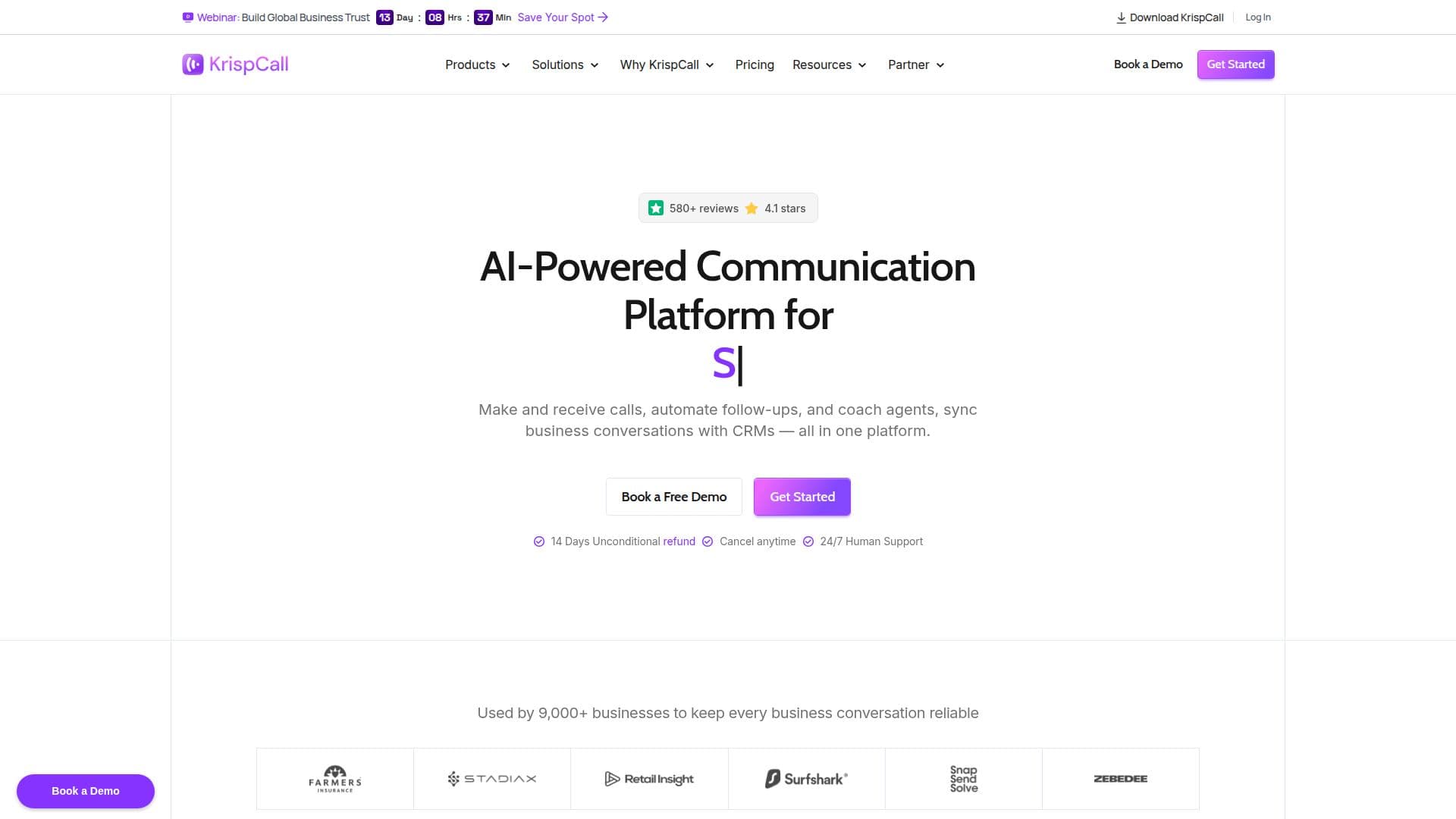 KrispCall: AI Communication Platform screenshot