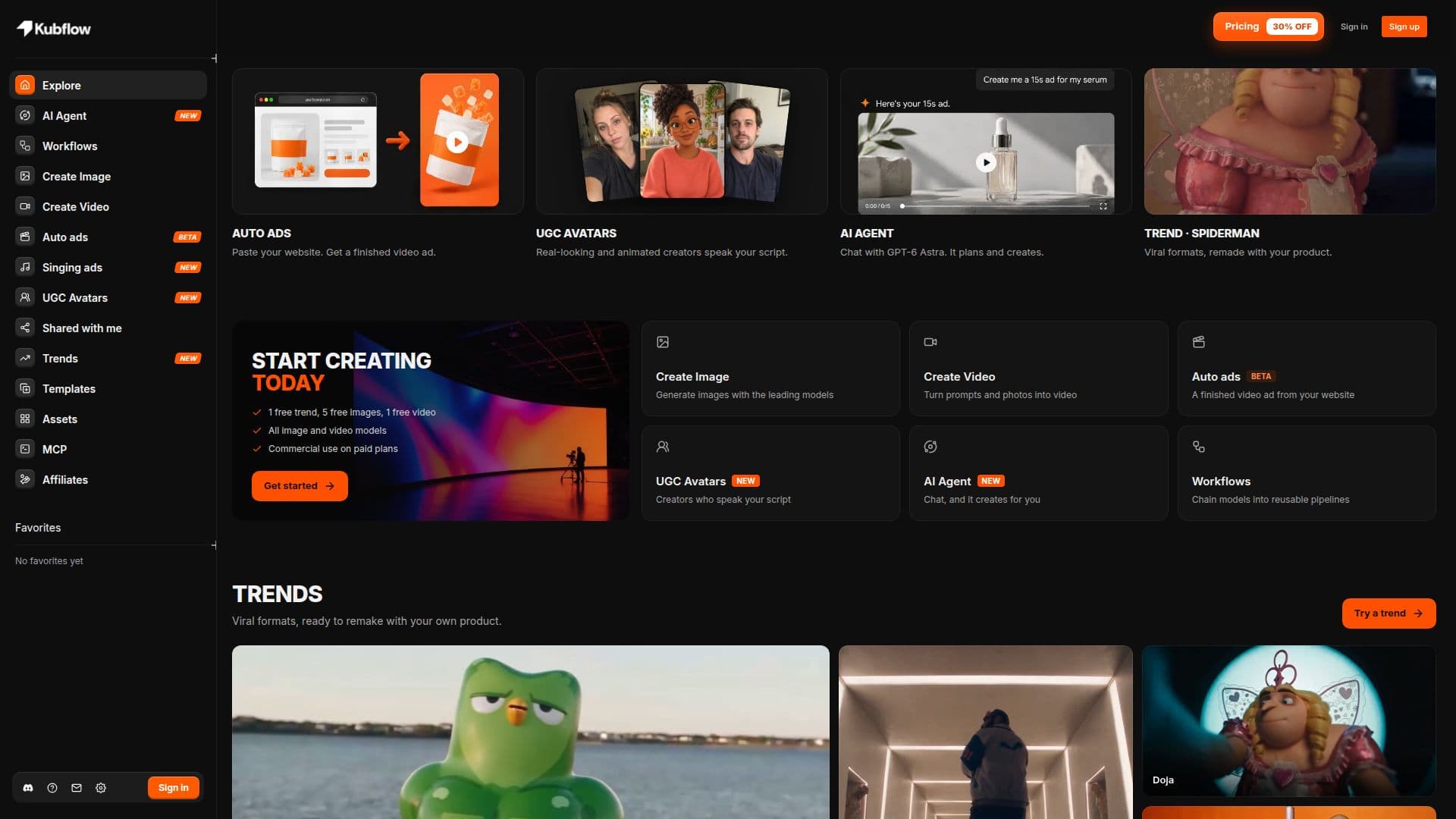 Captura de pantalla de Kubflow AI