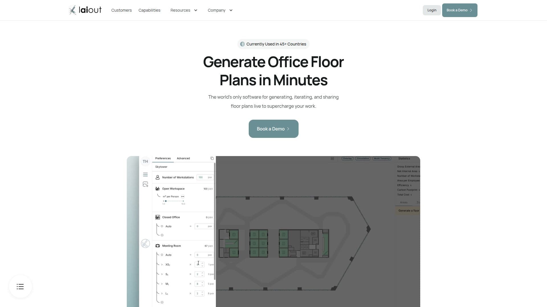 Laiout AI Floor Plan Generator screenshot