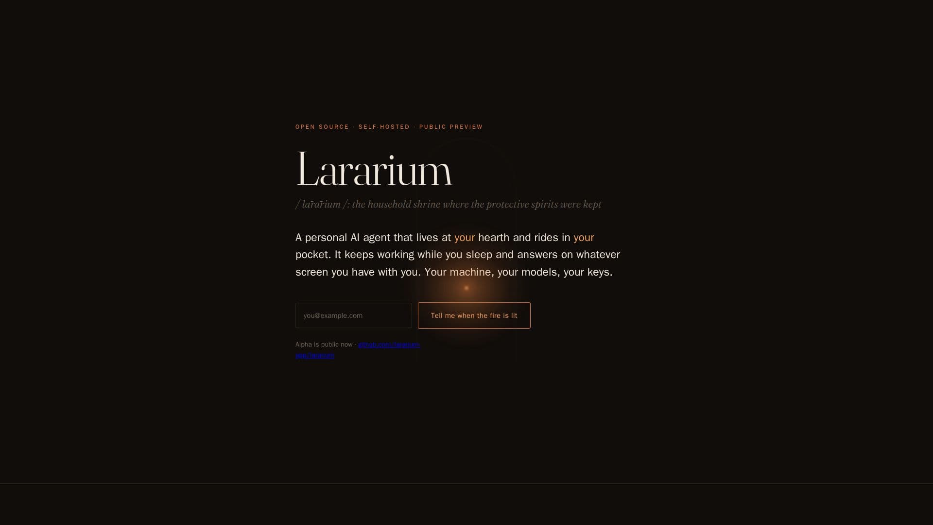 Tangkapan layar Lararium