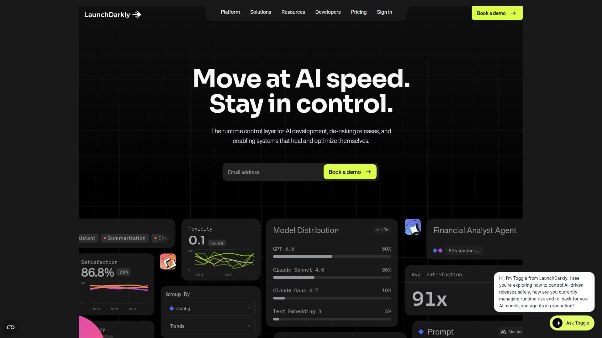LaunchDarkly screenshot