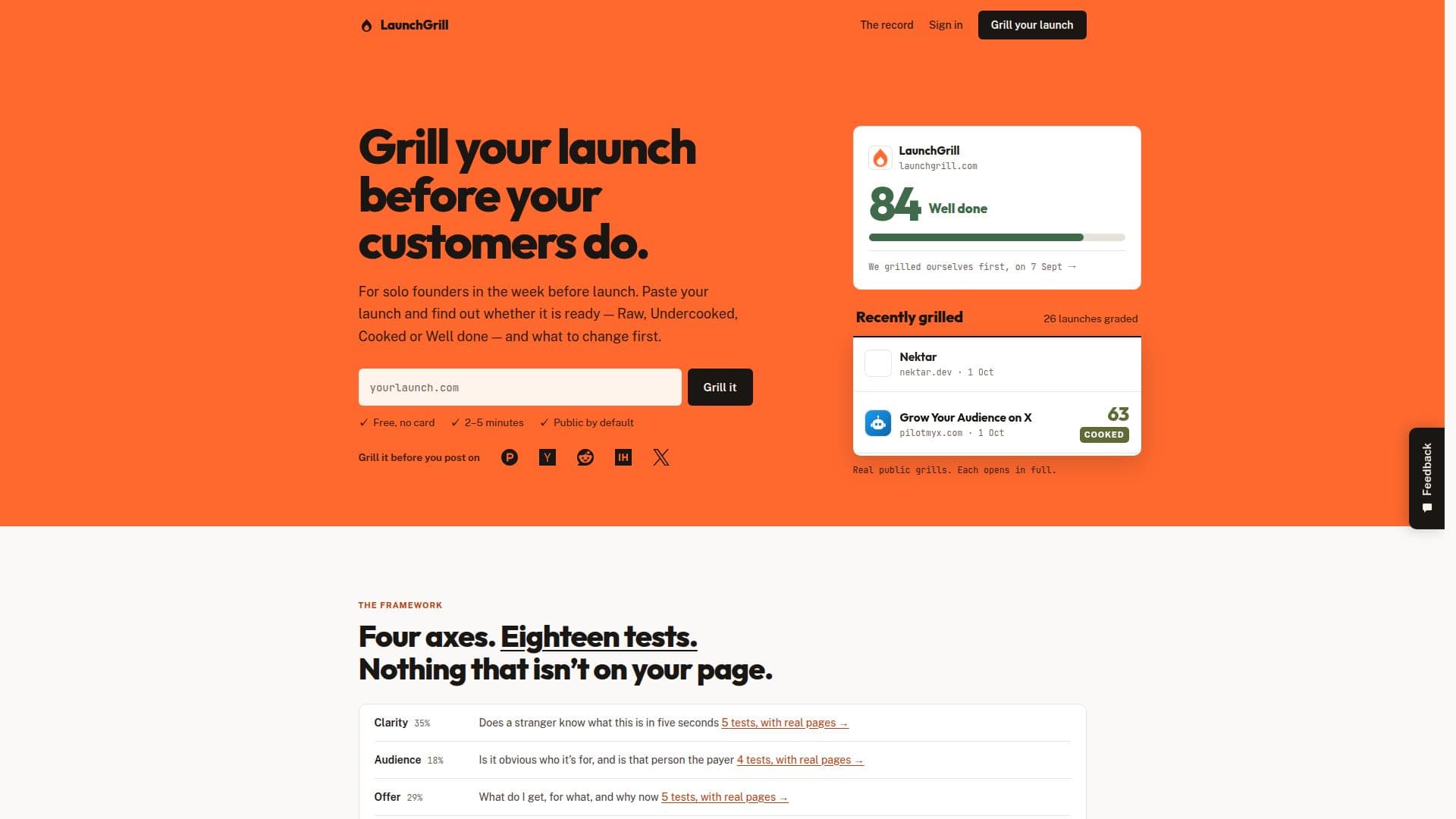 لقطة شاشة لـ LaunchGrill