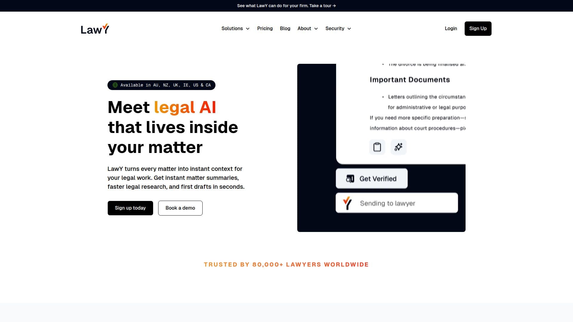 LawY - AI Legal Solution screenshot