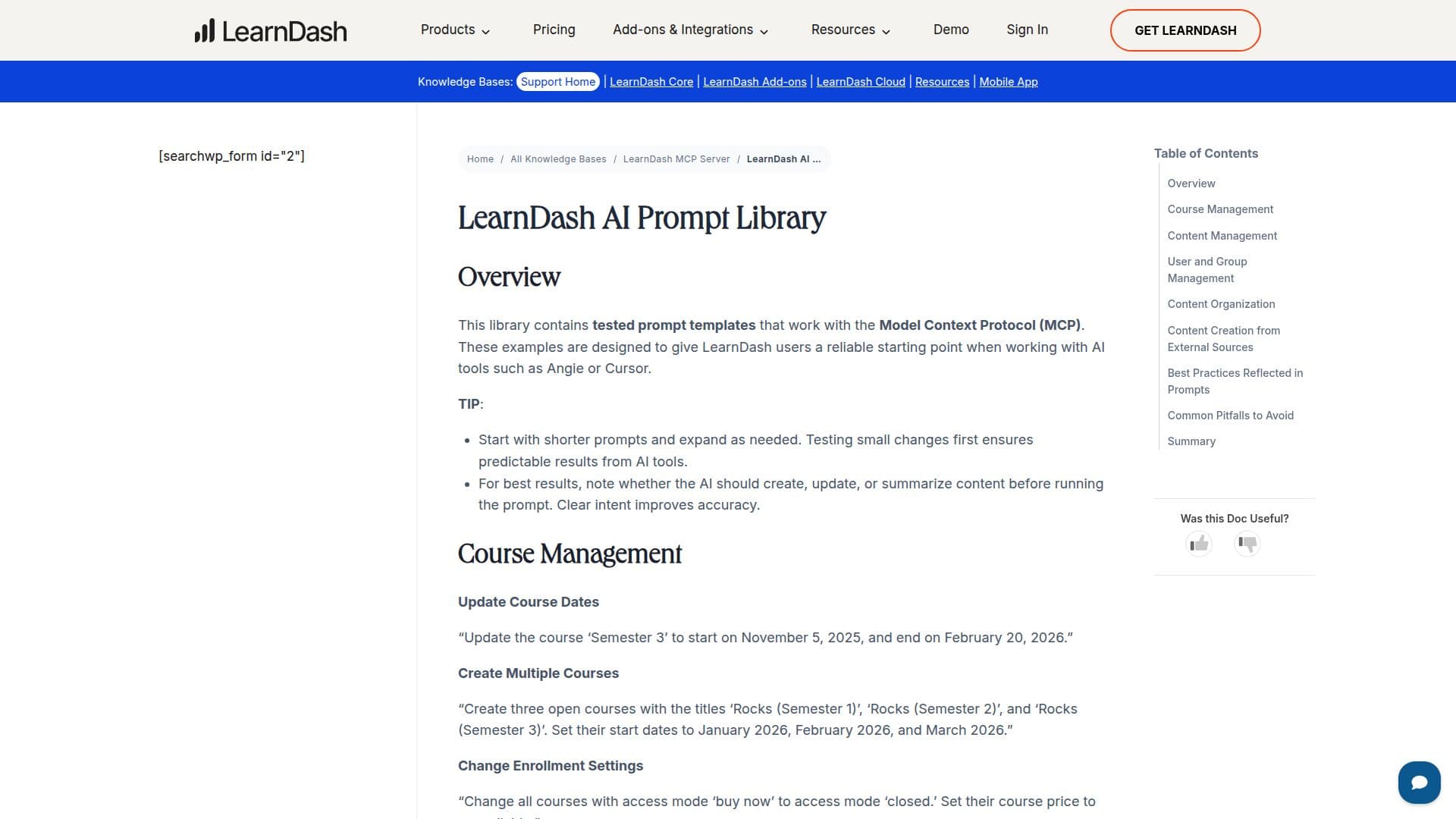 LearnDash screenshot
