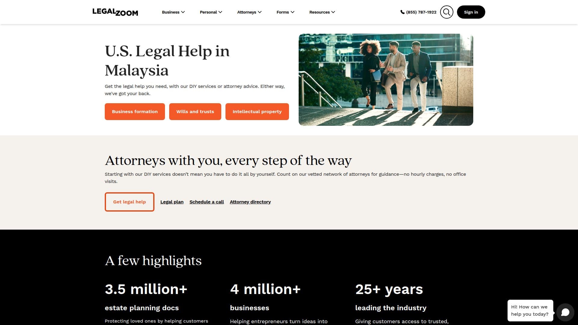 LegalZoom Doc Assist screenshot