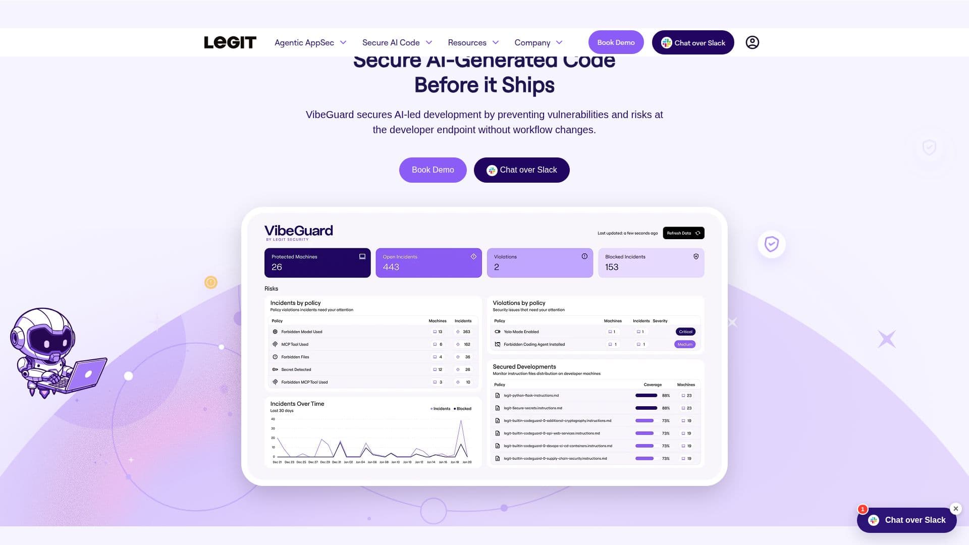 Legit Security : Plateforme AppSec native à l'IA screenshot