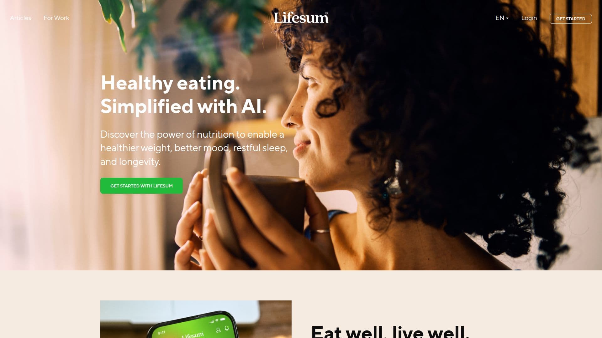 Captura de pantalla de Lifesum