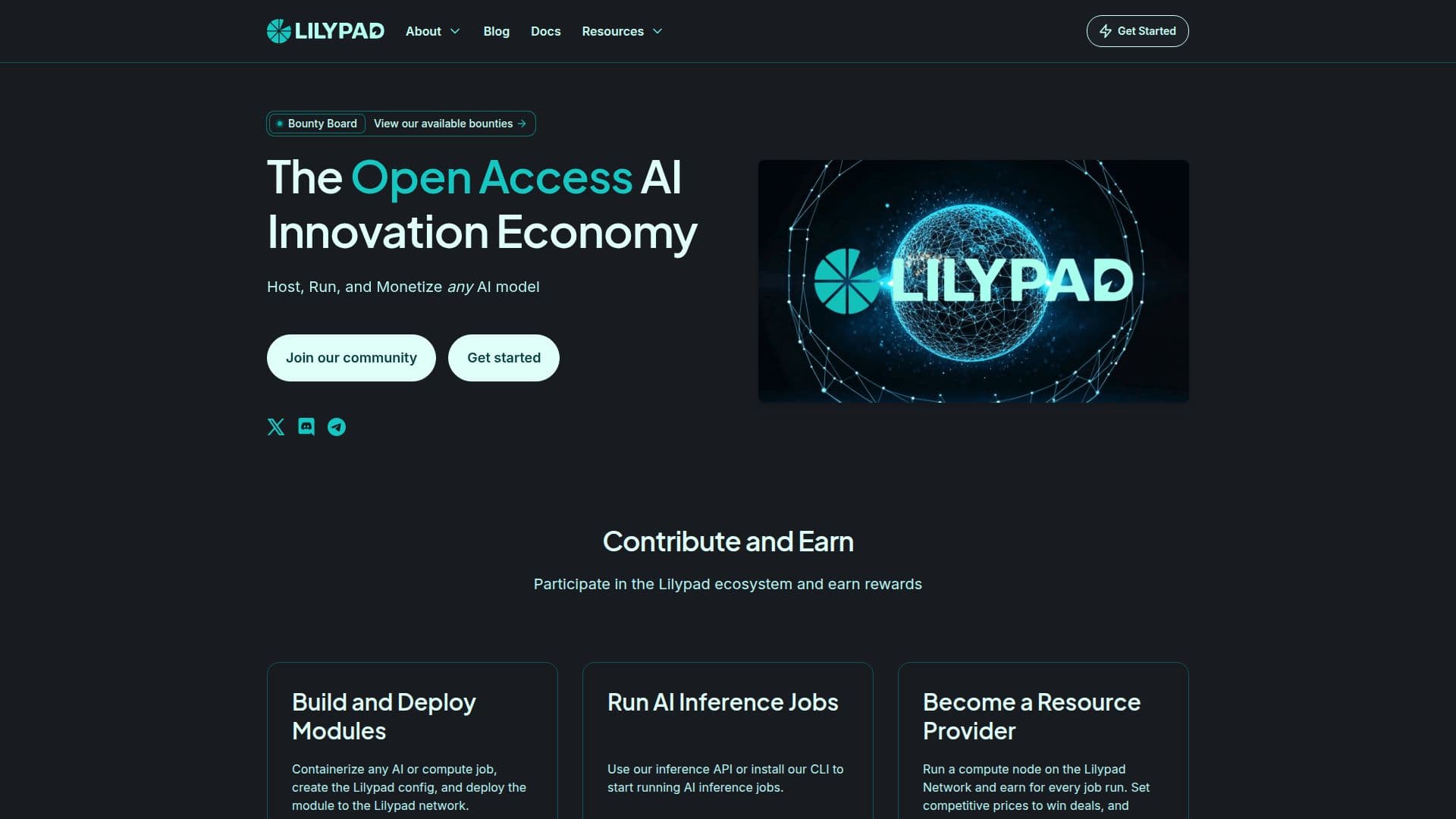 Lilypad Network screenshot