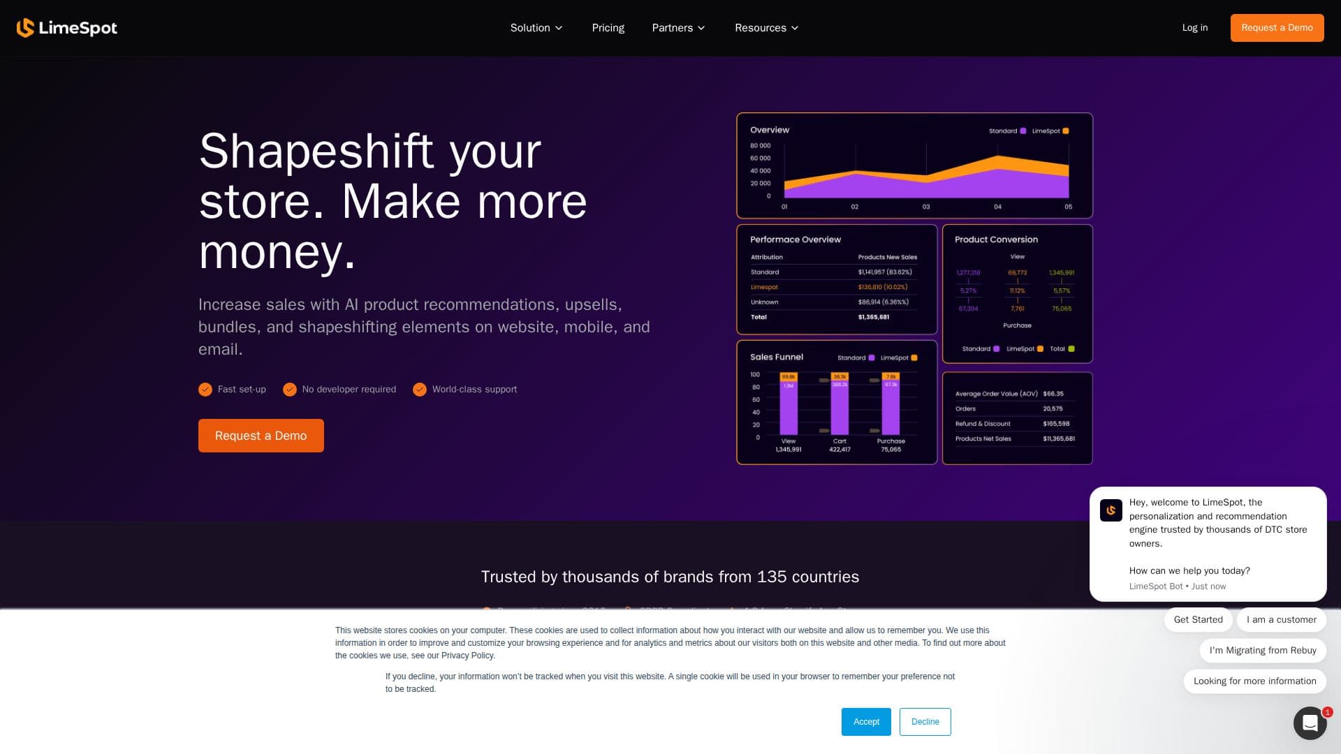 LimeSpot - Personalización de E-commerce con IA screenshot
