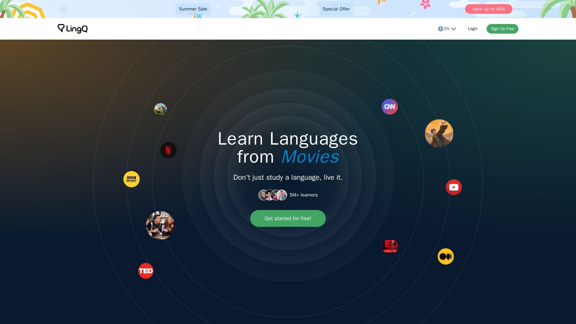 LingQ言語アプリ のスクリーンショット