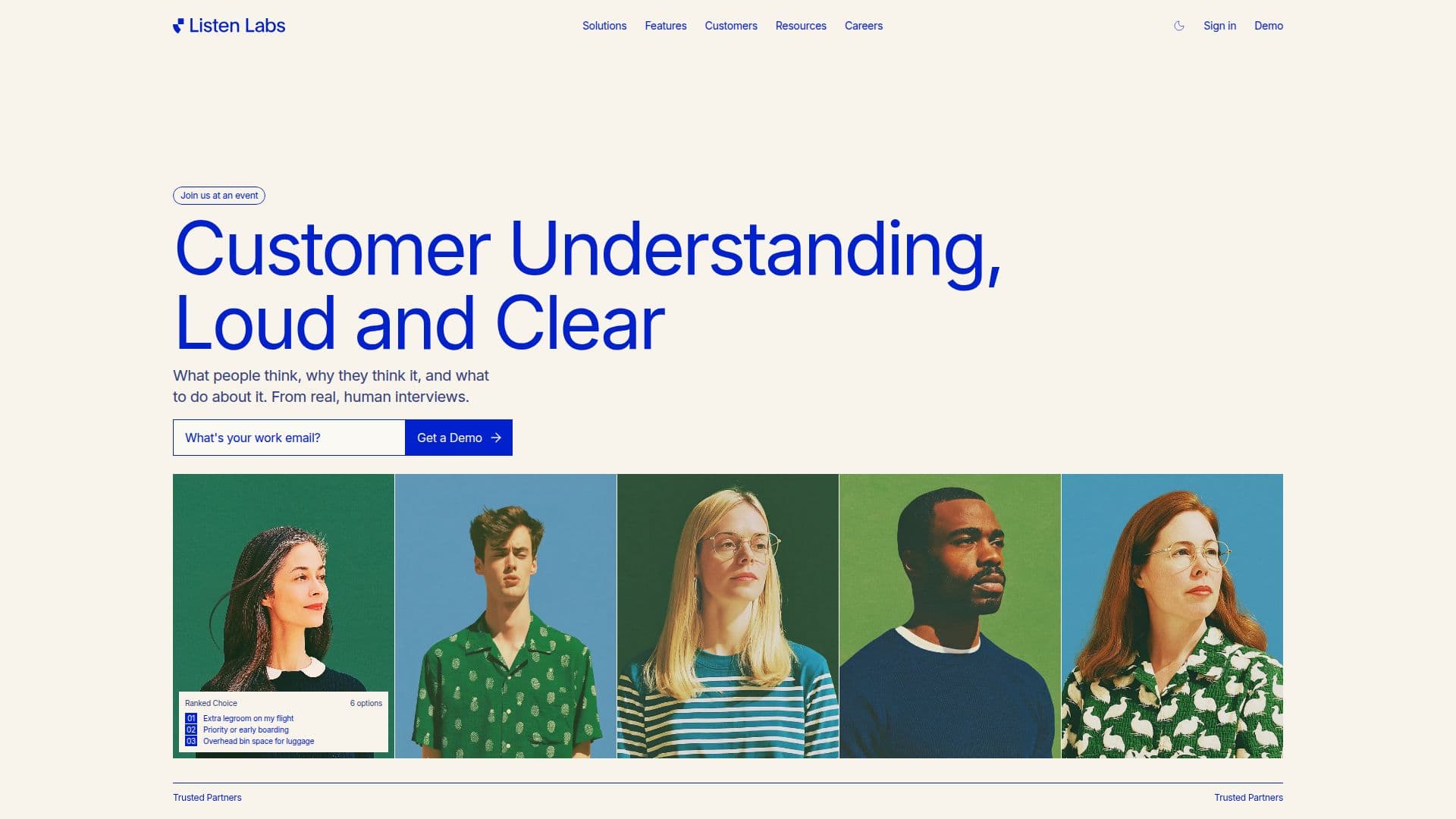 لقطة شاشة لـ Listen Labs
