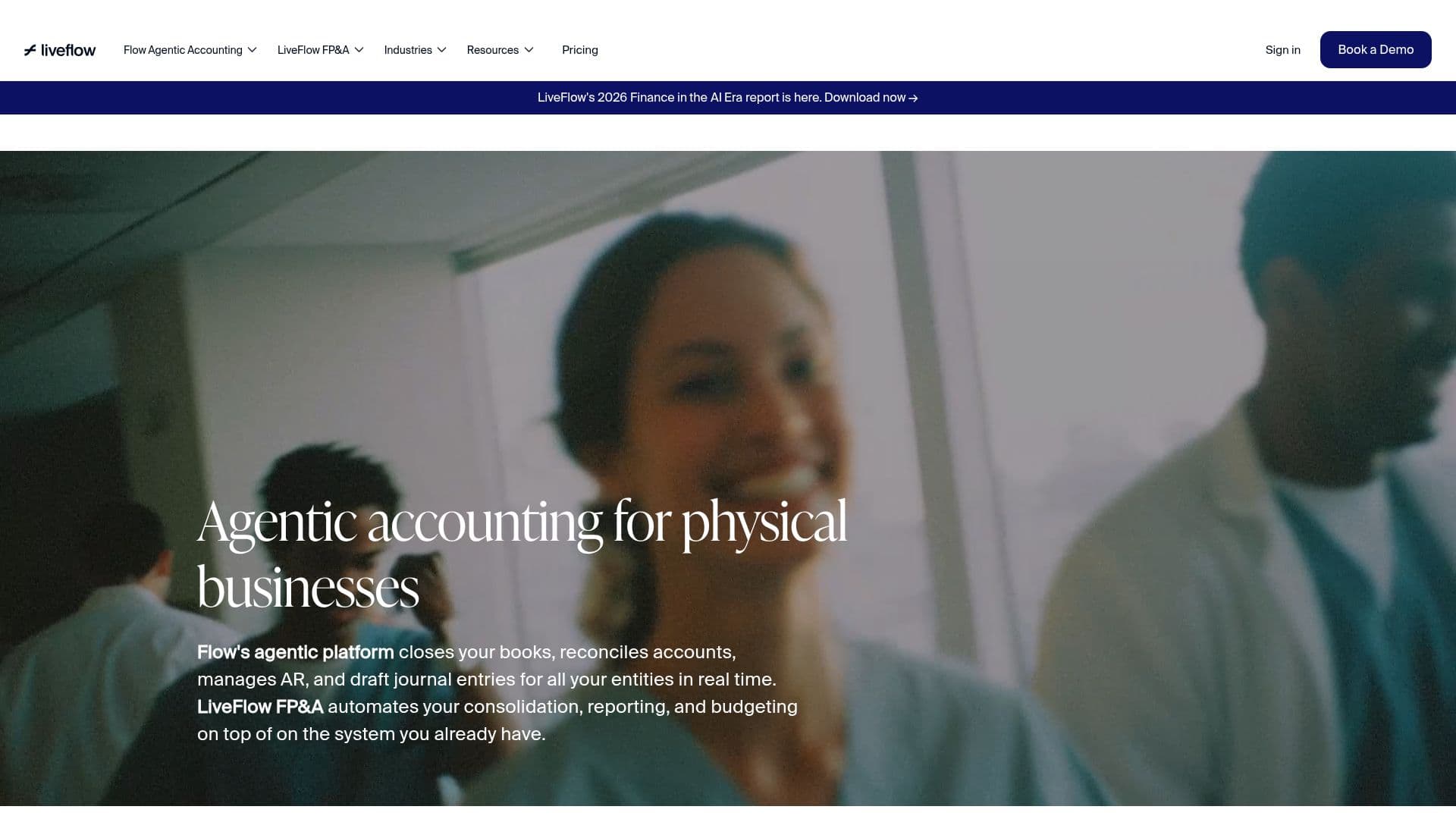 LiveFlow | Agentic Accounting Platform screenshot