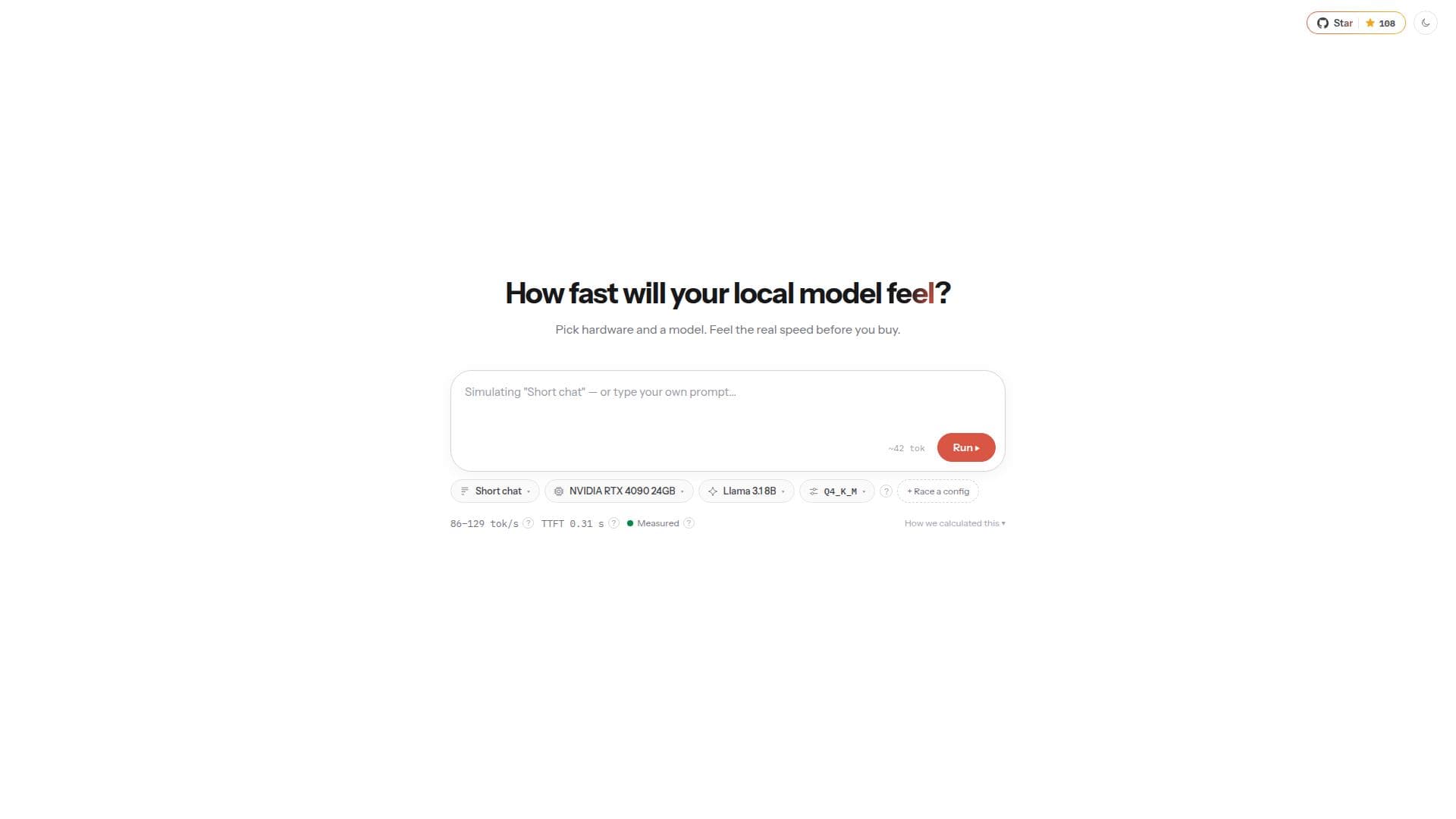 llmspeed screenshot