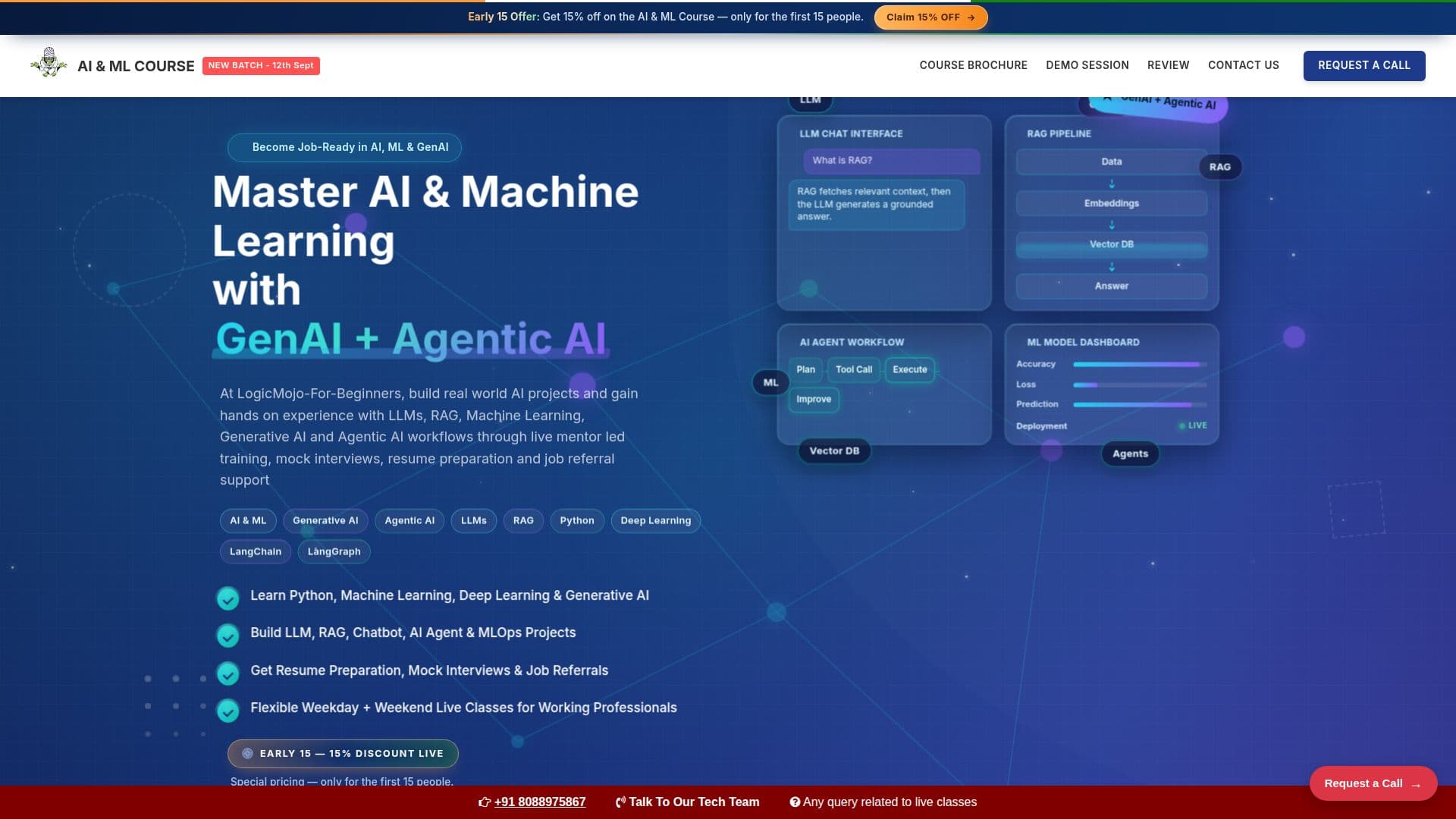 LogicMojo AI与ML课程 screenshot
