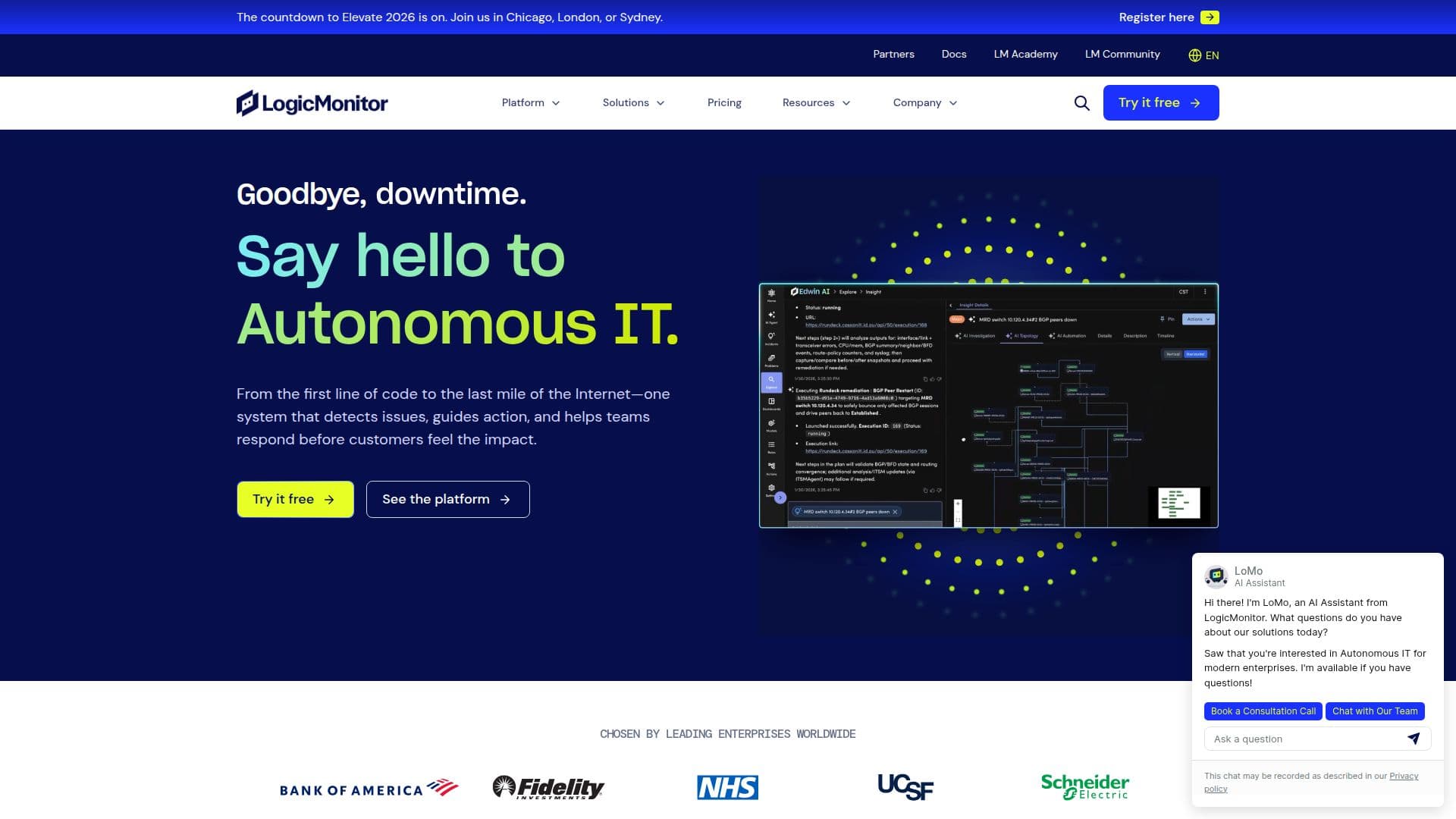 LogicMonitor screenshot