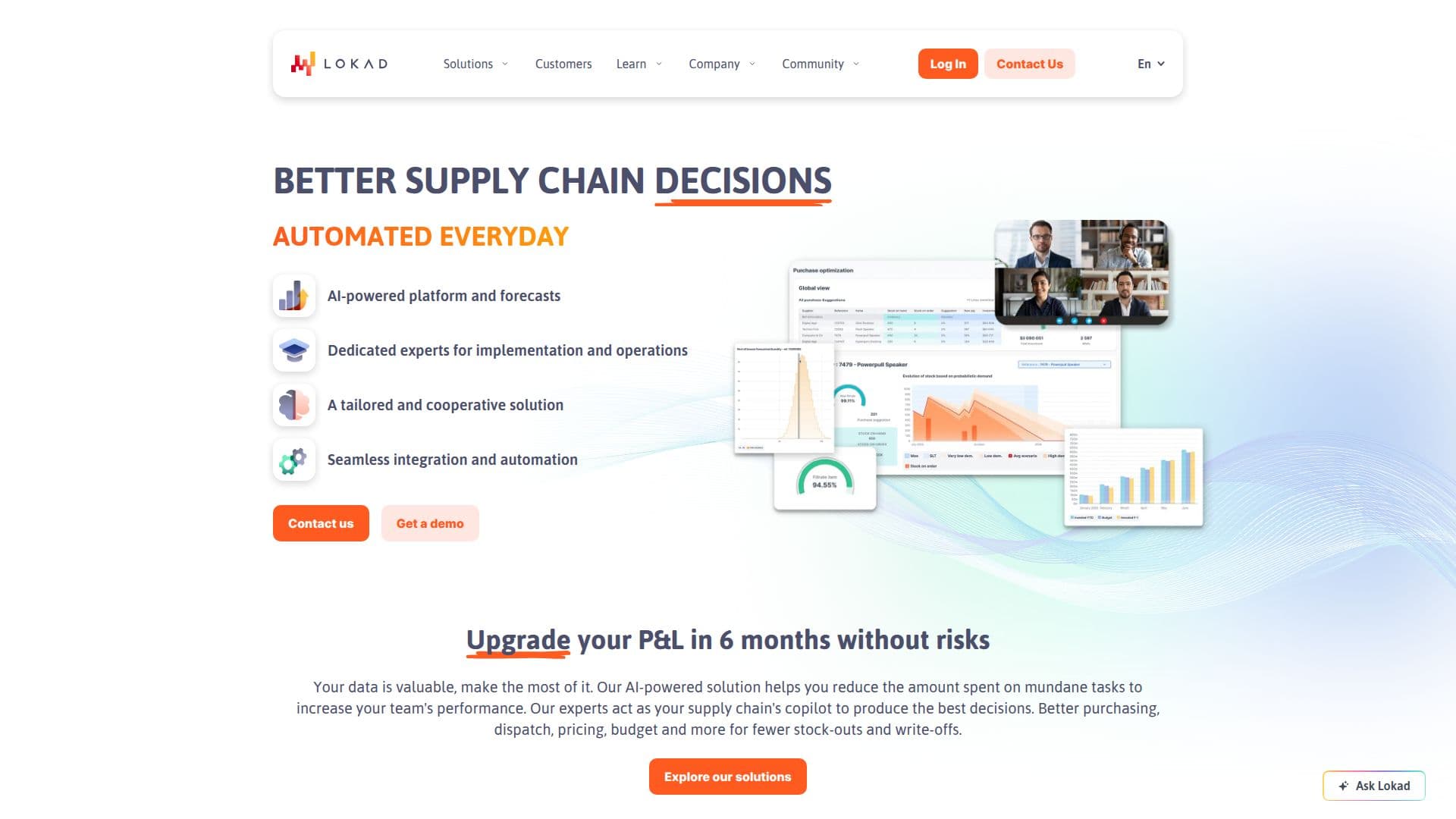 AI Pilot for Supply Chain by Lokad screenshot