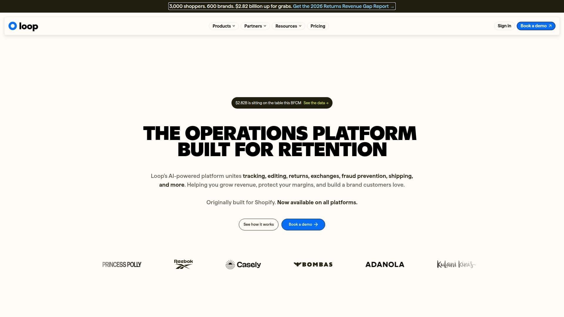 Loop Returns screenshot