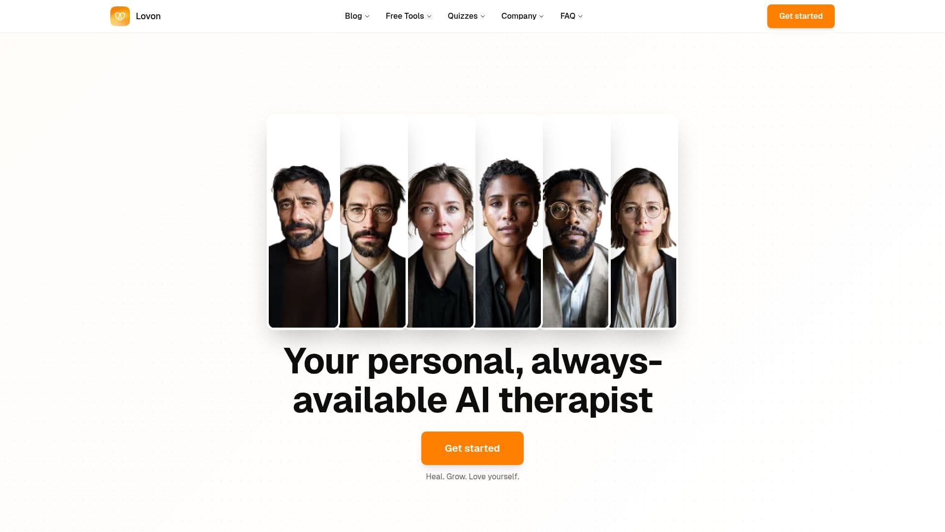 Lovon AI Therapy Platform screenshot