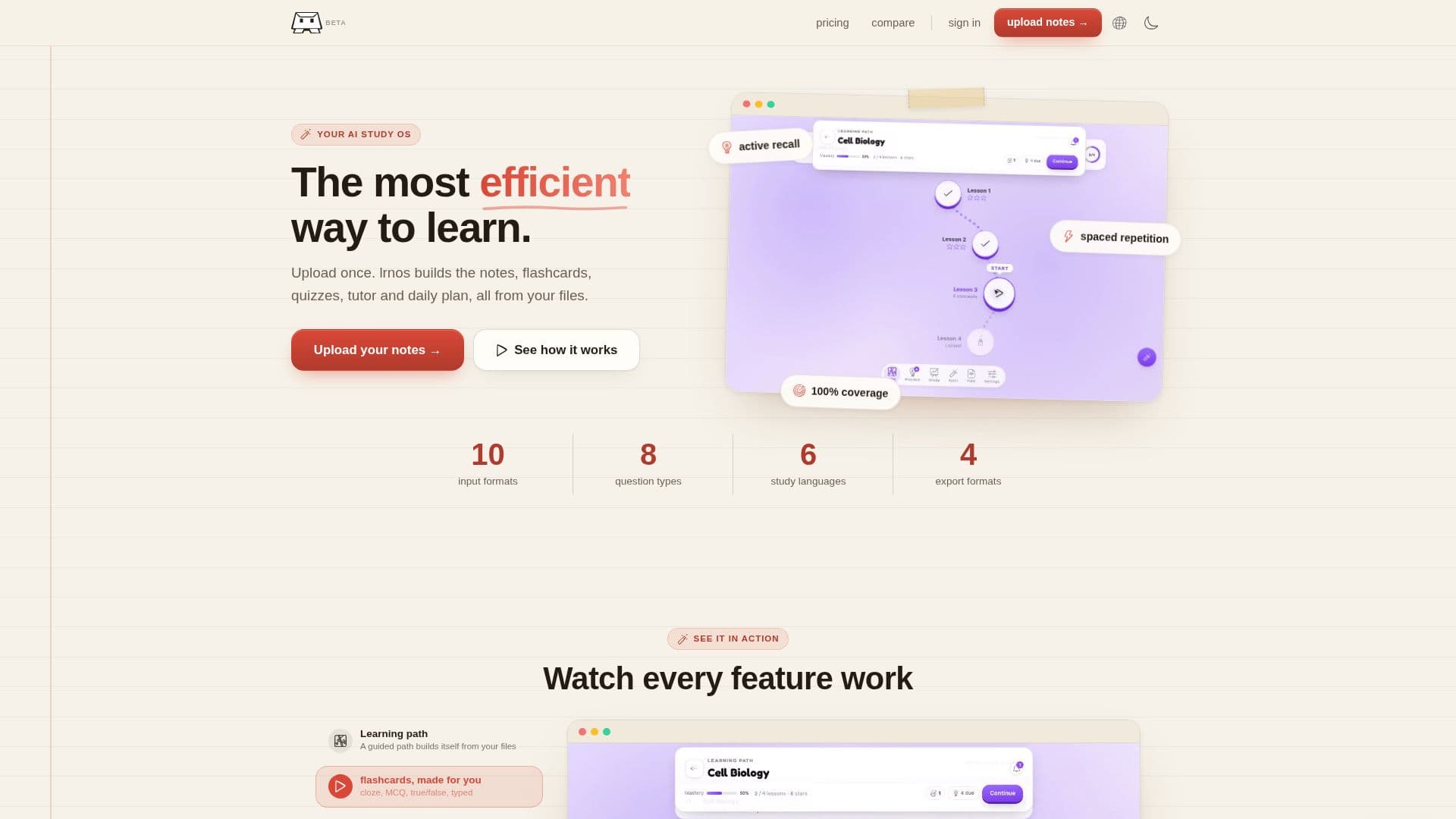 lrnos — your AI learning OS screenshot