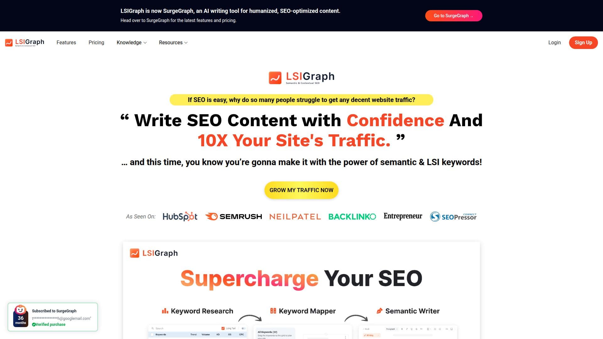 LSIGraph: مولد الكلمات الرئيسية الدلالية وLSI screenshot