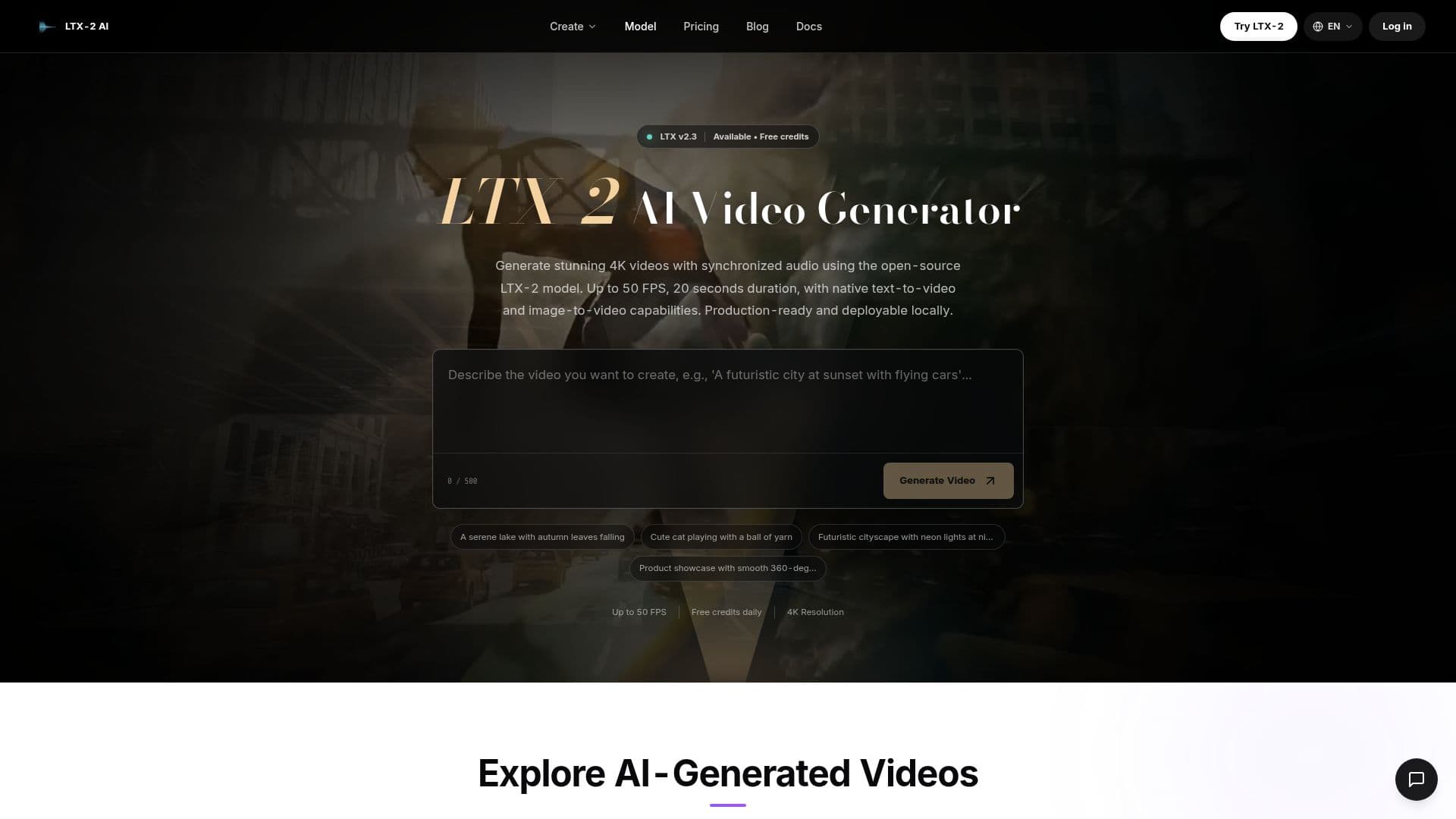 LTX-2 AI 스크린샷